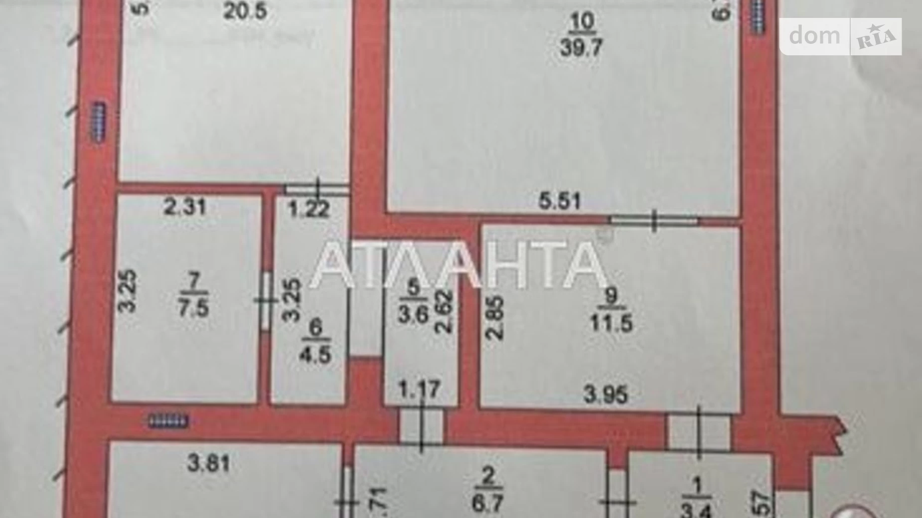 Продається 3-кімнатна квартира 143.9 кв. м у Чорноморську, пров. Хантадзе