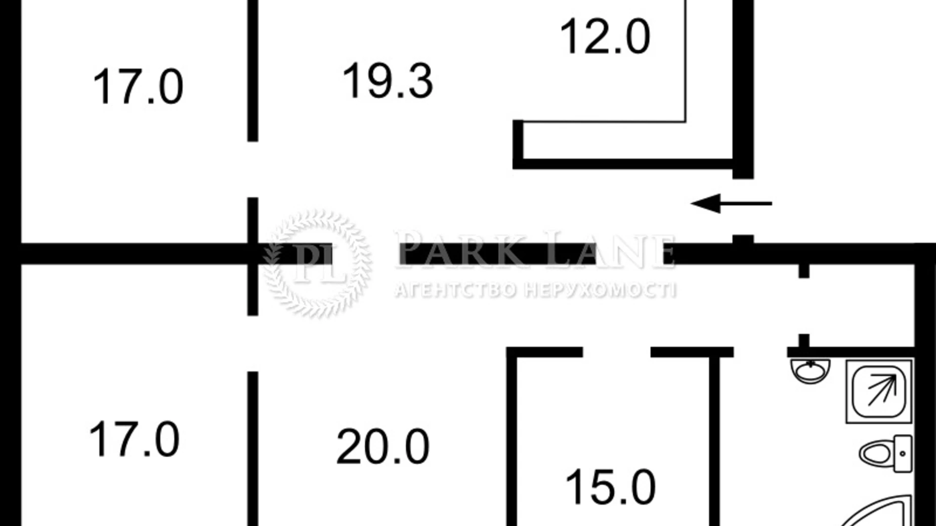 Продается 4-комнатная квартира 116 кв. м в Киеве, ул. Большая Васильковская, 85