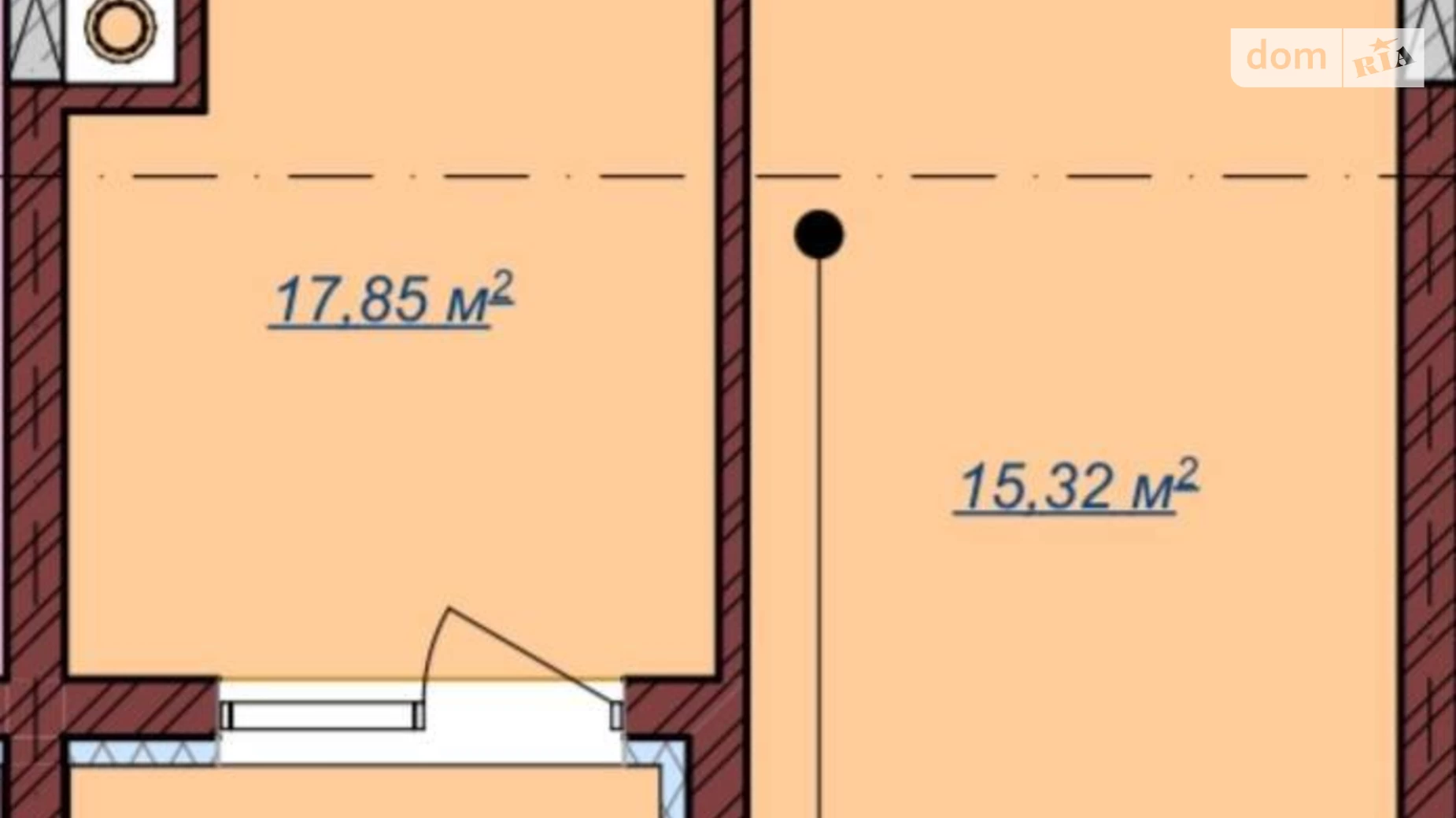 Продается 1-комнатная квартира 42.5 кв. м в Львове, ул. Вулецкая, 2