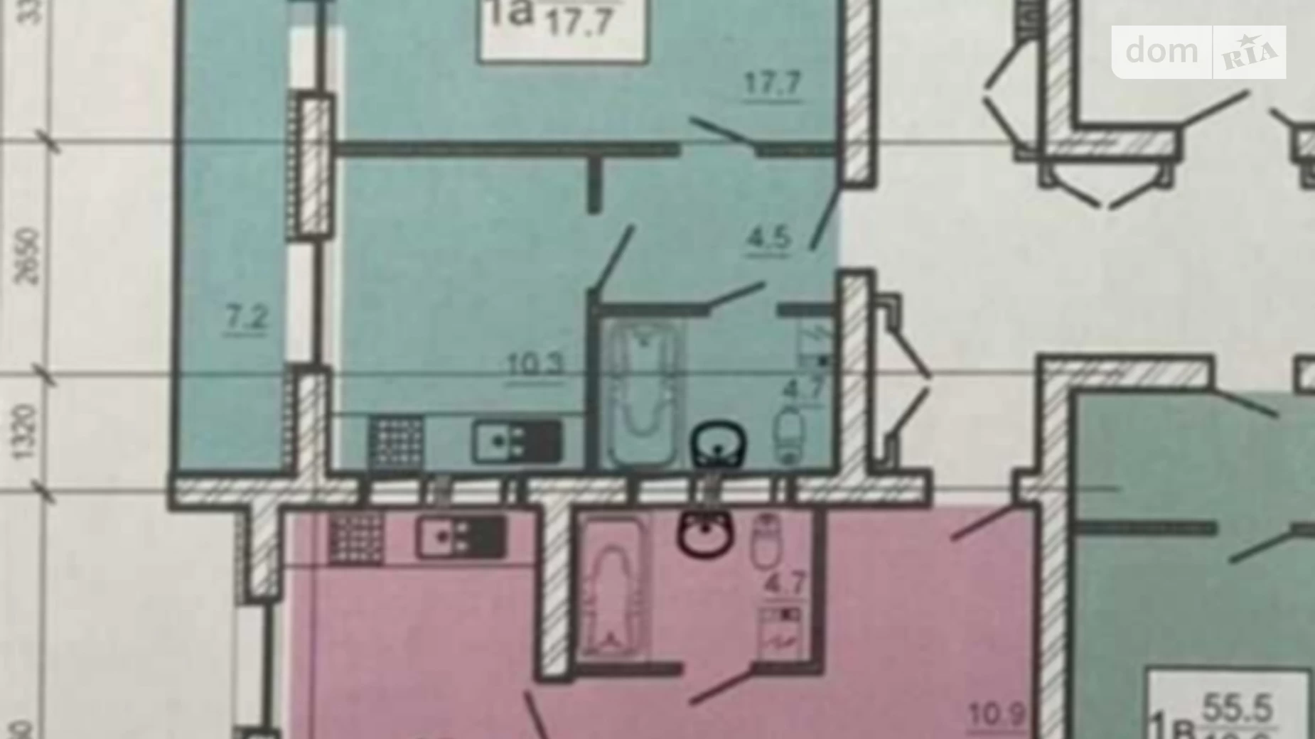 Продается 2-комнатная квартира 61.3 кв. м в Харькове, ул. Героев Труда, 1 - фото 5