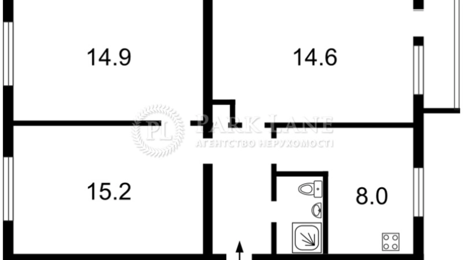 Продается 3-комнатная квартира 62 кв. м в Киеве, ул. Неманская, 2