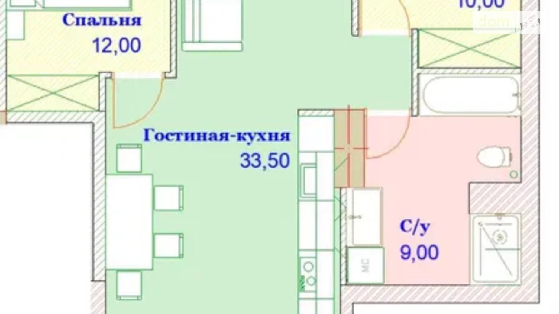 Продается 3-комнатная квартира 75 кв. м в Харькове - фото 2