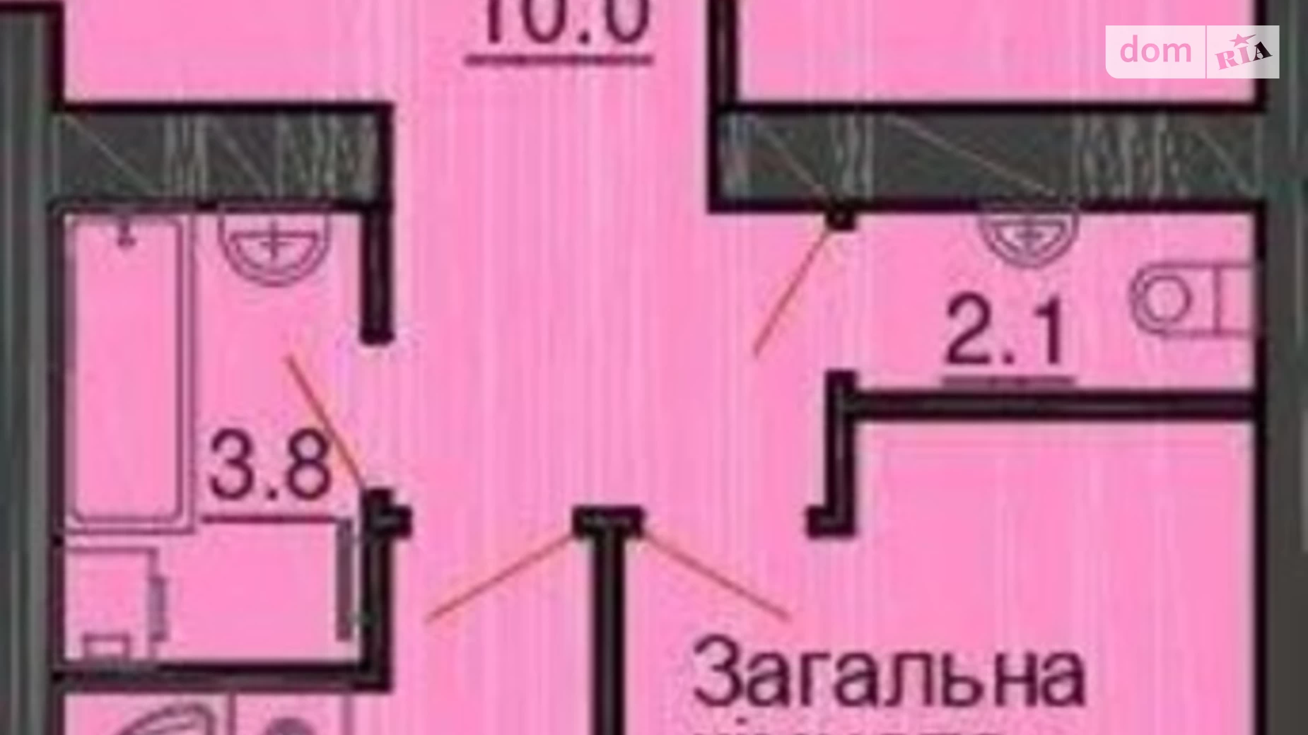 Продається 3-кімнатна квартира 74 кв. м у Новосілках, вул. Миру, 2