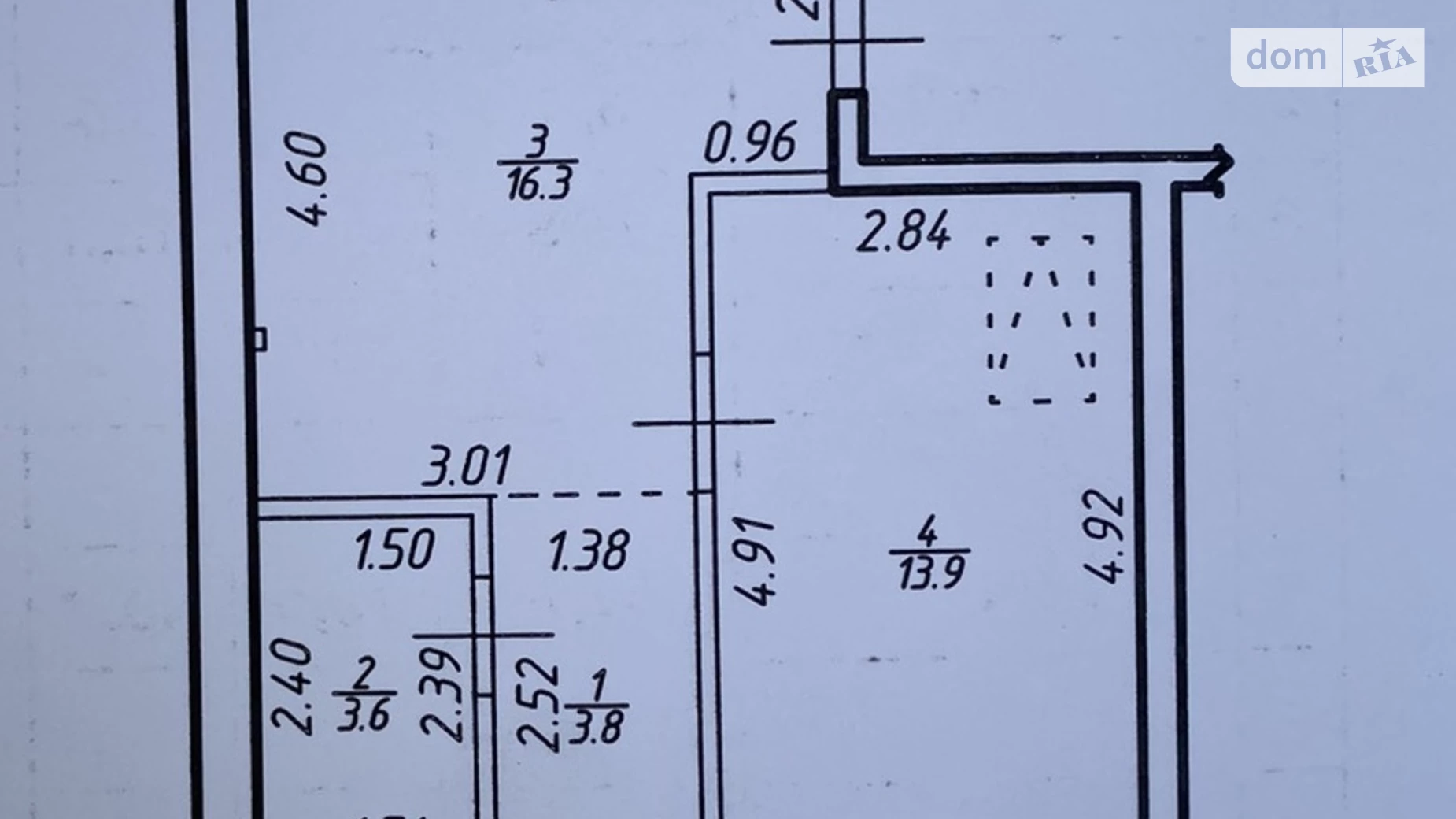 Продається 1-кімнатна квартира 38 кв. м у Івано-Франківську, вул. Височана Семена, 18 корпус 26