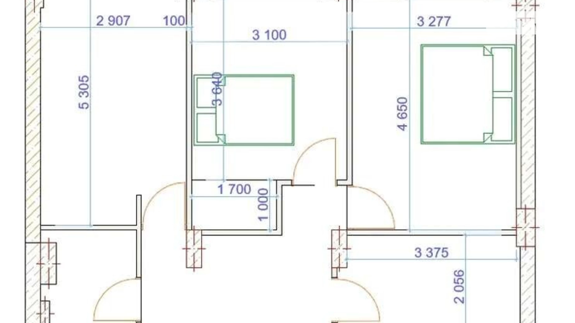 Продается 2-комнатная квартира 66 кв. м в Крыжановка, ул. Марсельская