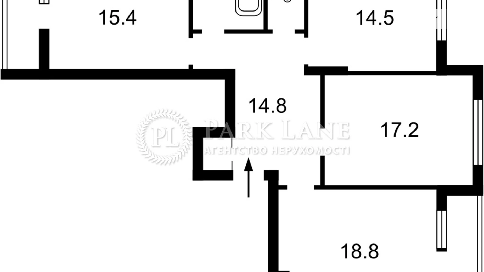 Продается 3-комнатная квартира 97 кв. м в Киеве, ул. Ревуцкого, 40В