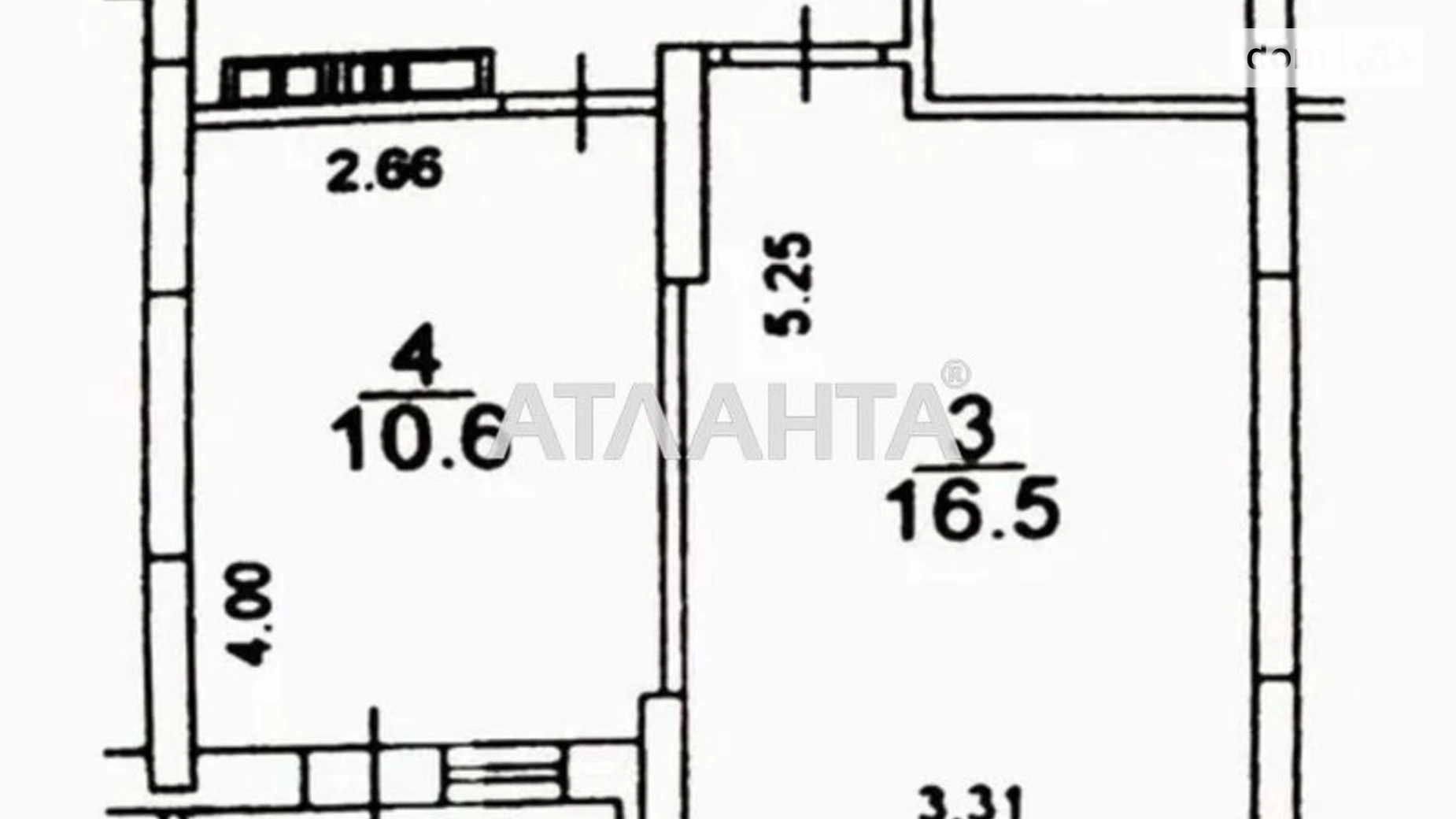 Продается 1-комнатная квартира 46 кв. м в Киеве, ул. Юрия Кондратюка - фото 3