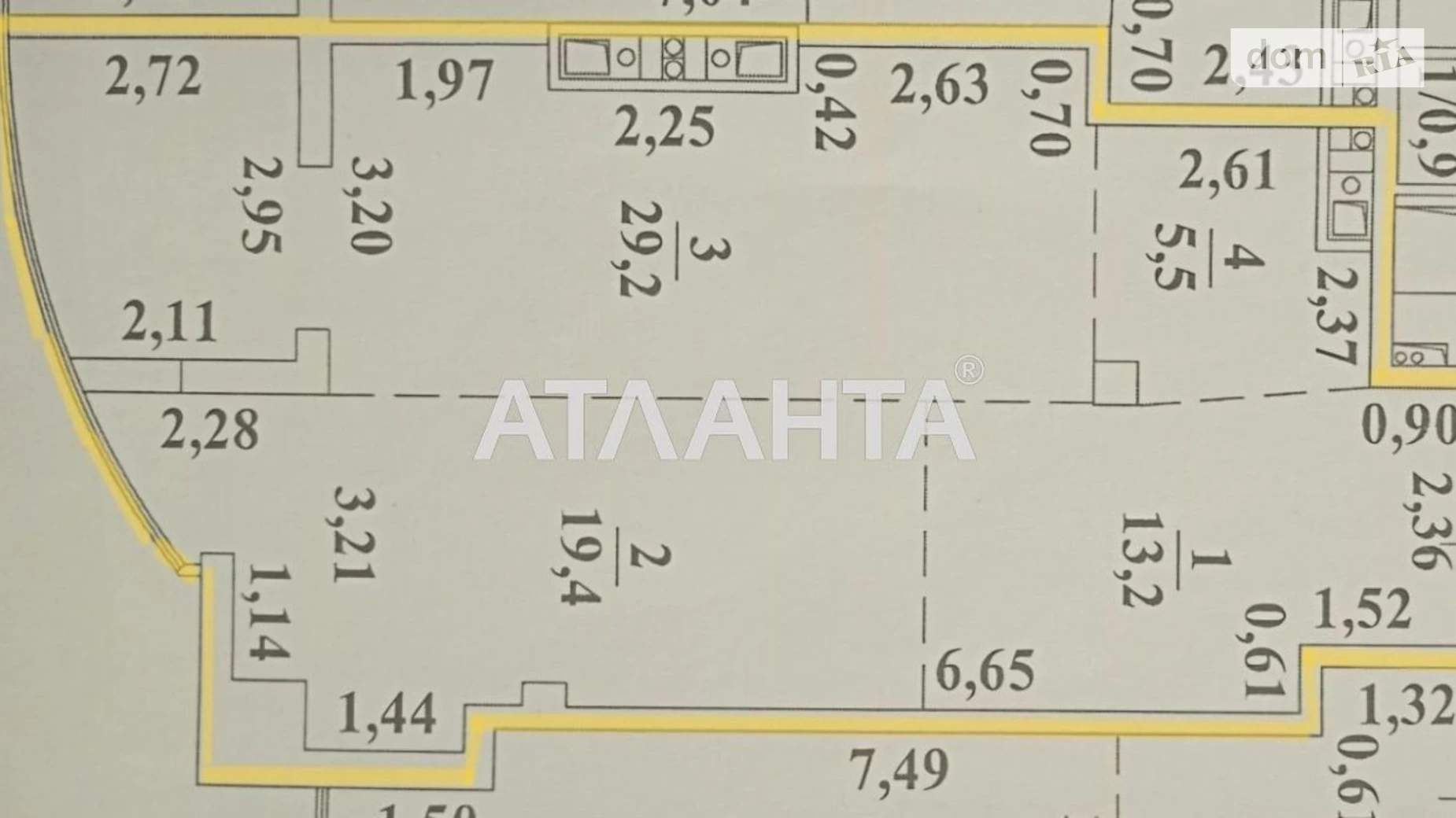 Продается 2-комнатная квартира 67.3 кв. м в Одессе, Фонтанская дор., 124 - фото 5