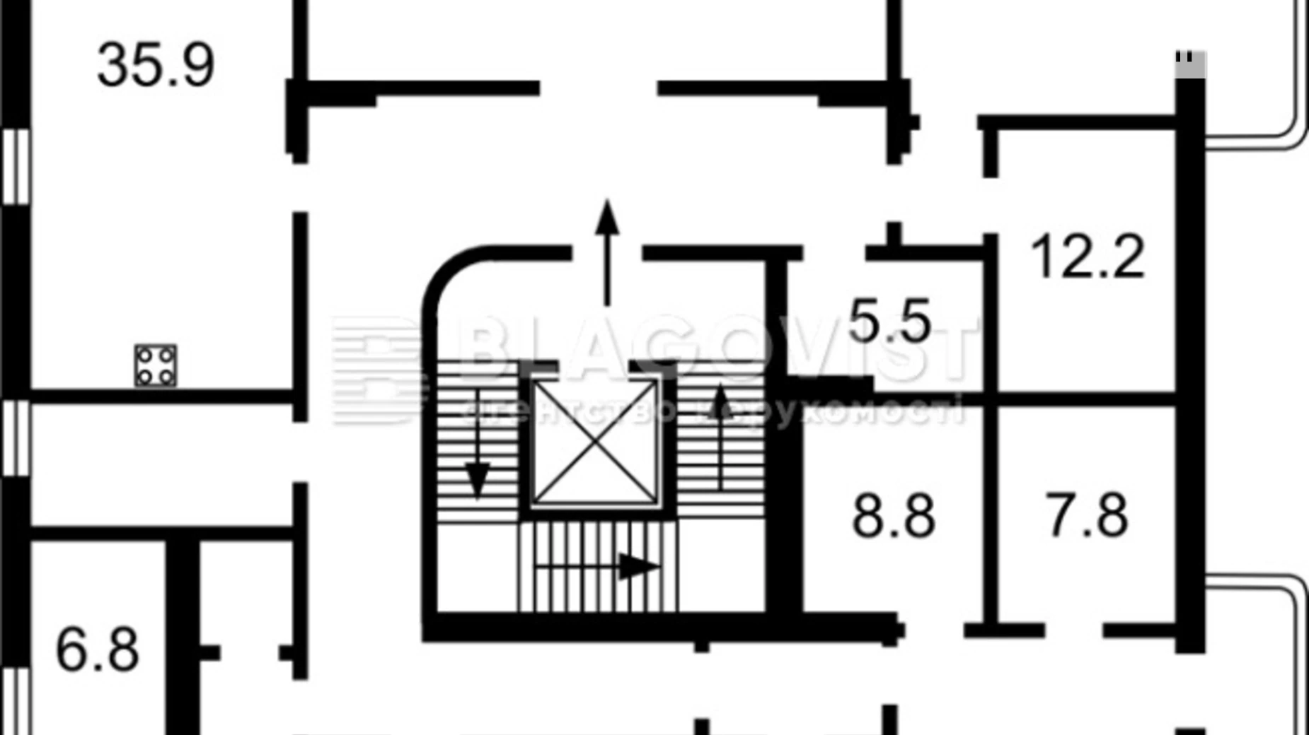 Продается 5-комнатная квартира 289 кв. м в Киеве, ул. Новоселицкая, 10 - фото 3