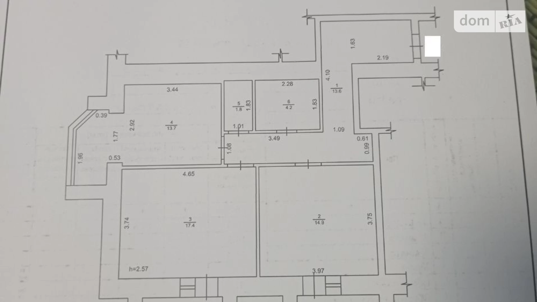 Продается 2-комнатная квартира 72 кв. м в Полтаве, пл. Павленковская - фото 2