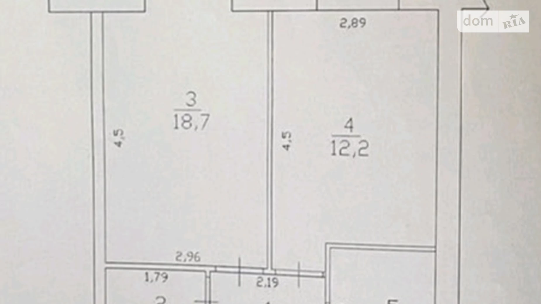 Продается 1-комнатная квартира 42 кв. м в Харькове, пер. Лосевский, 2