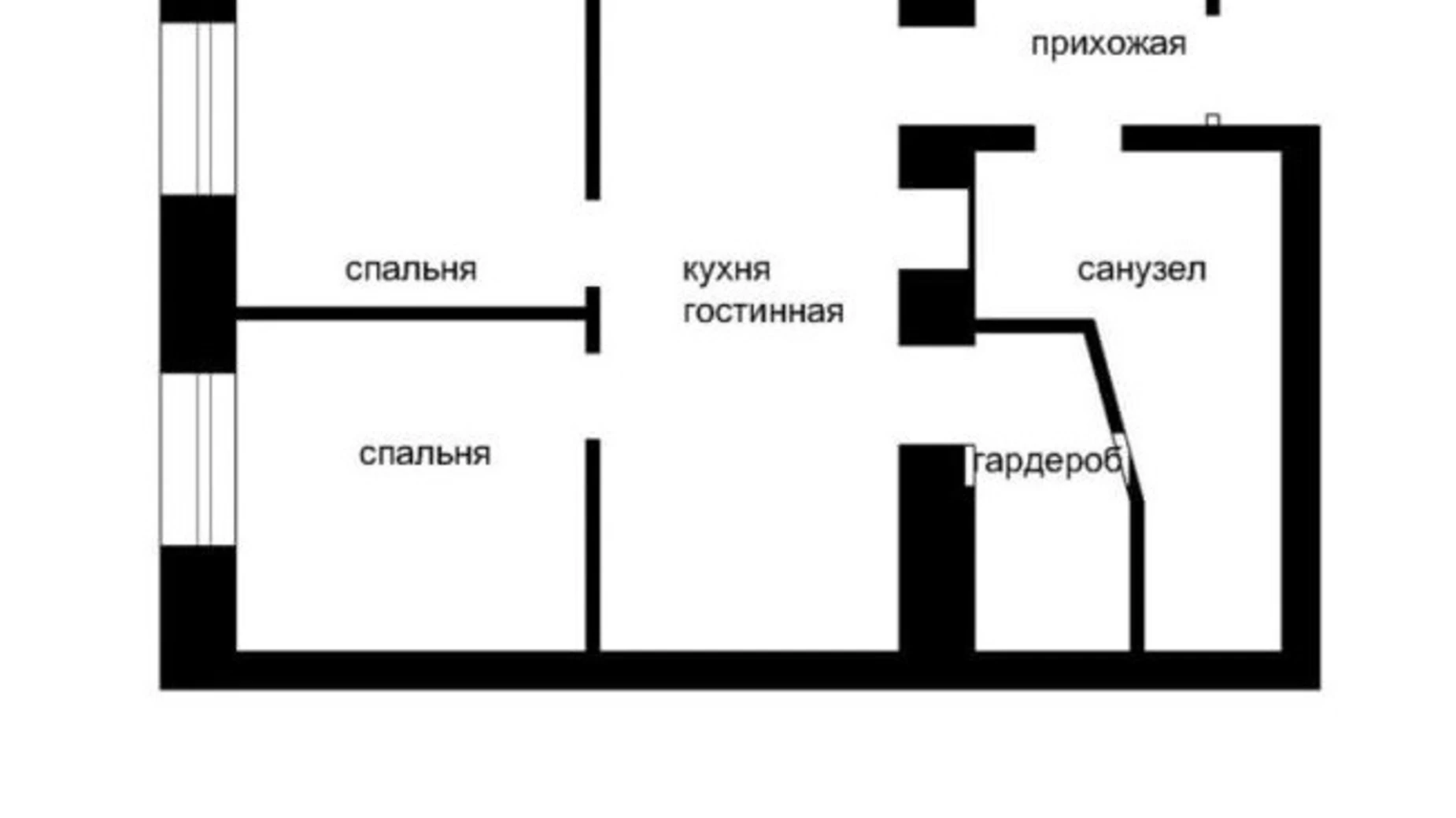 Продається 2-кімнатна квартира 48 кв. м у Одесі, вул. Пастера