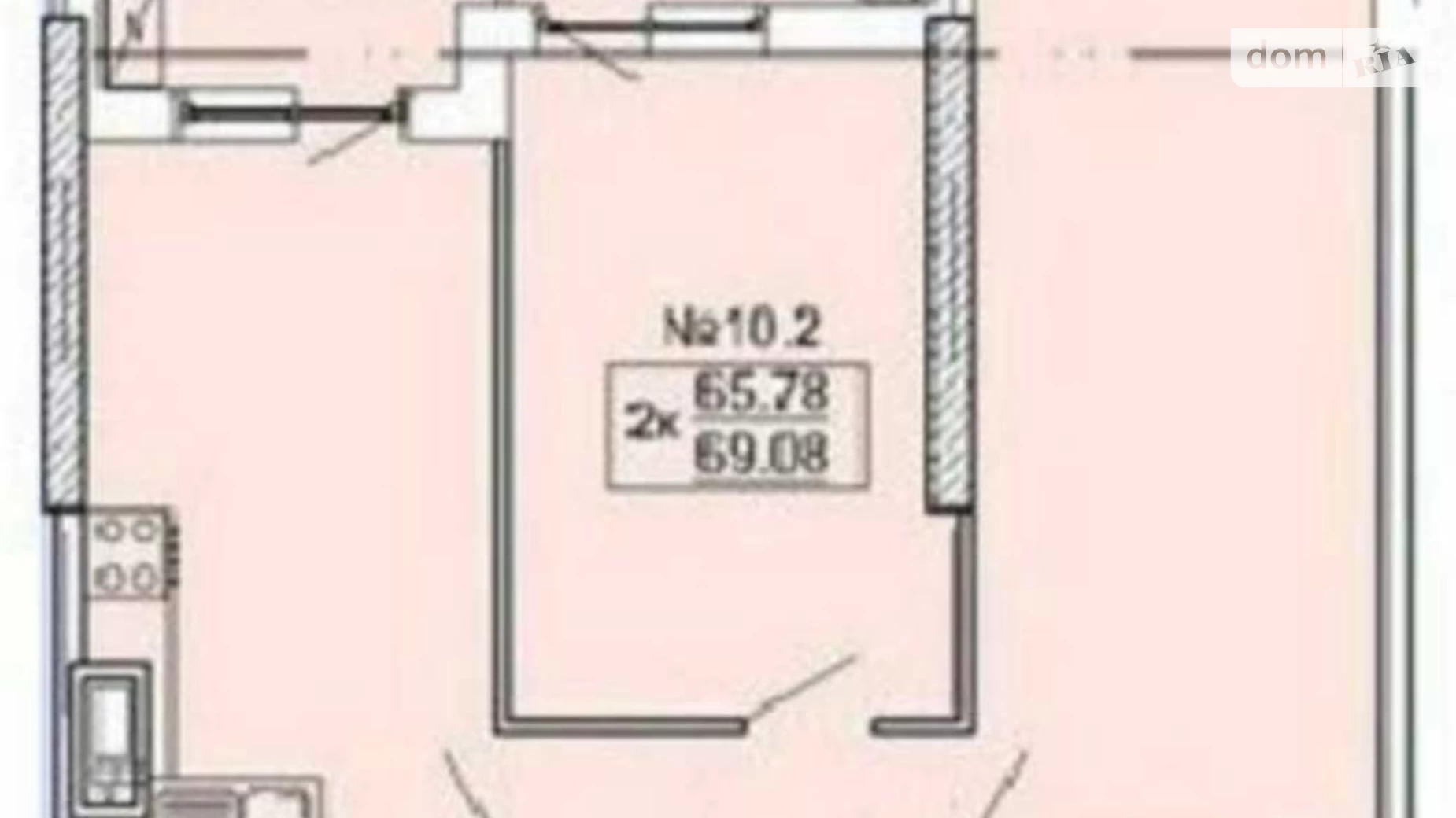 Продається 2-кімнатна квартира 70 кв. м у Одесі, пров. Кордонний, 2/2