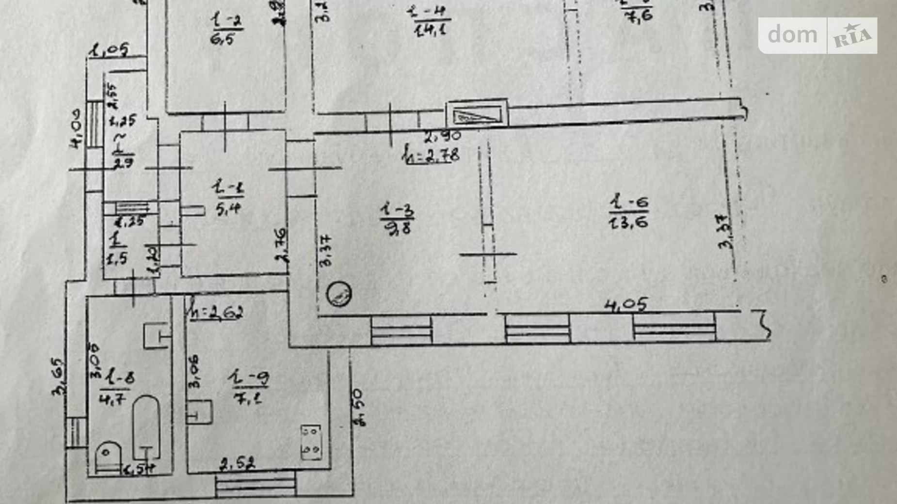 Продается 3-комнатная квартира 73 кв. м в Хмельницком, ул. Проскуровского Подполья, 173