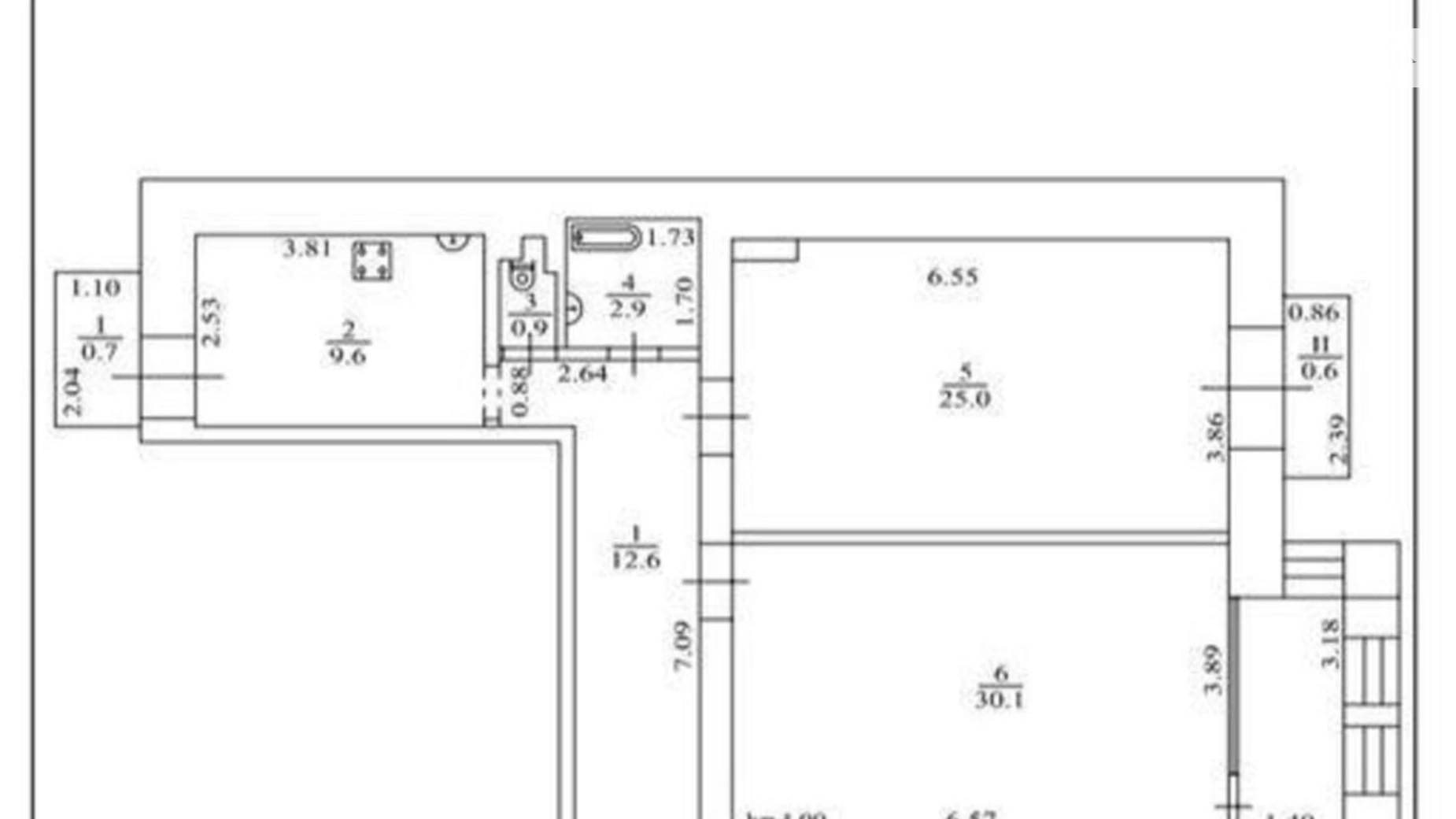 Продается 2-комнатная квартира 82 кв. м в Киеве, ул. Большая Житомирская, 8А