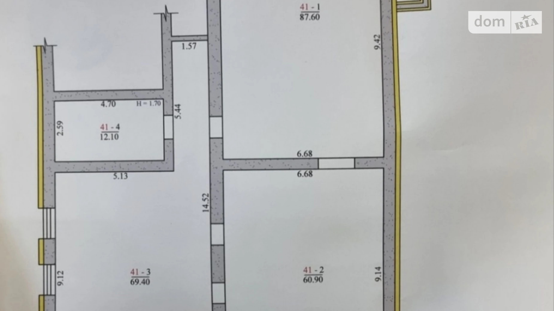 Сдается в аренду помещения свободного назначения 230 кв. м в 10-этажном здании, цена: 1450 $ - фото 4