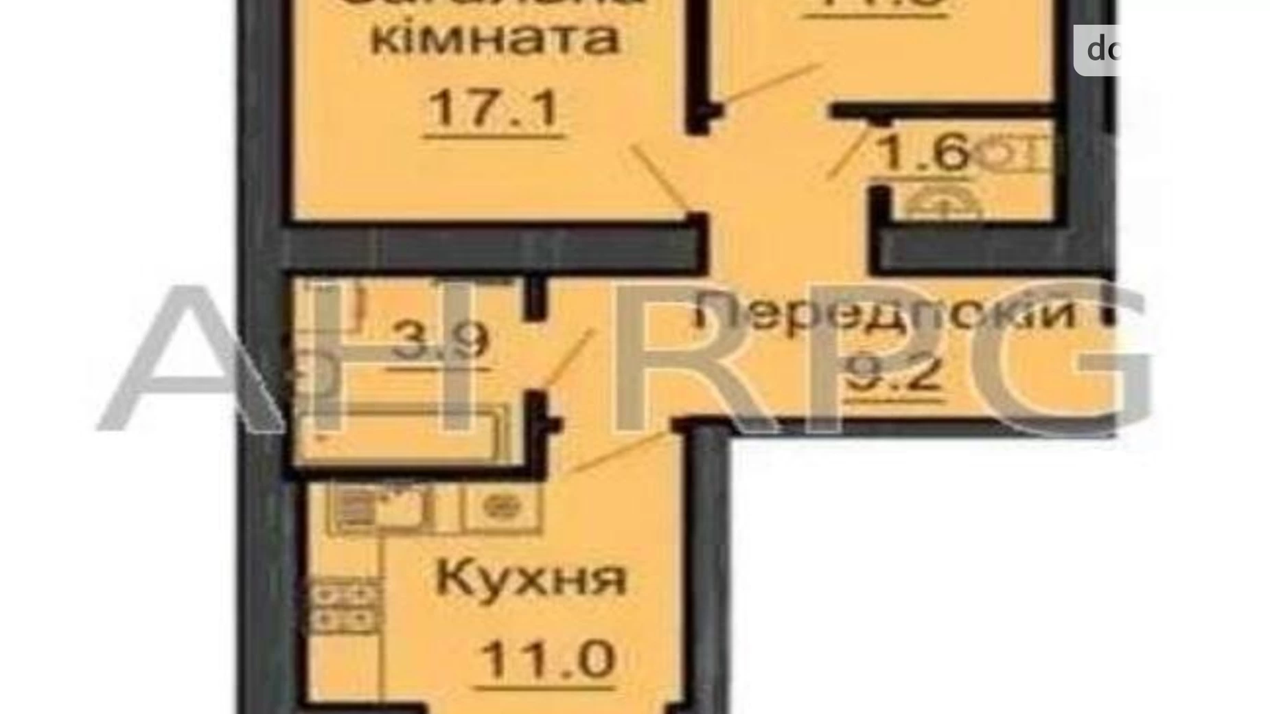 Продается 2-комнатная квартира 54 кв. м в Новоселках, ул. Мира, 3