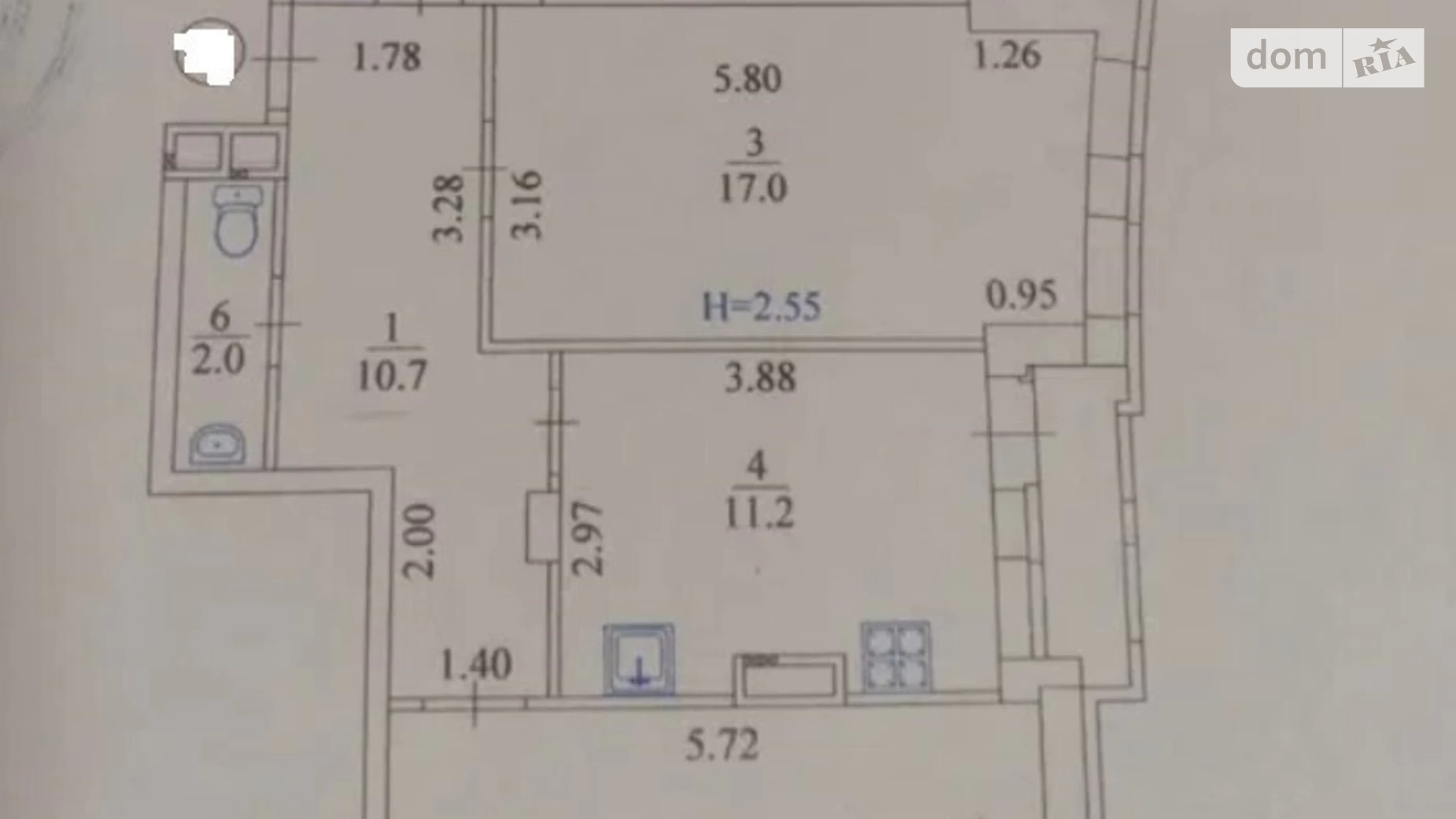 Продається 2-кімнатна квартира 64 кв. м у Харкові, вул. Гвардійців-Широнінців, 72