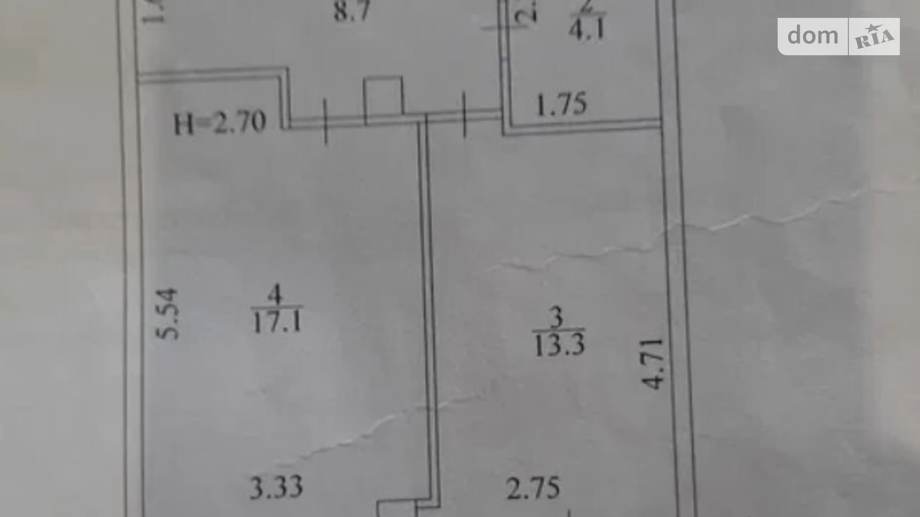 Продается 1-комнатная квартира 45 кв. м в Харькове