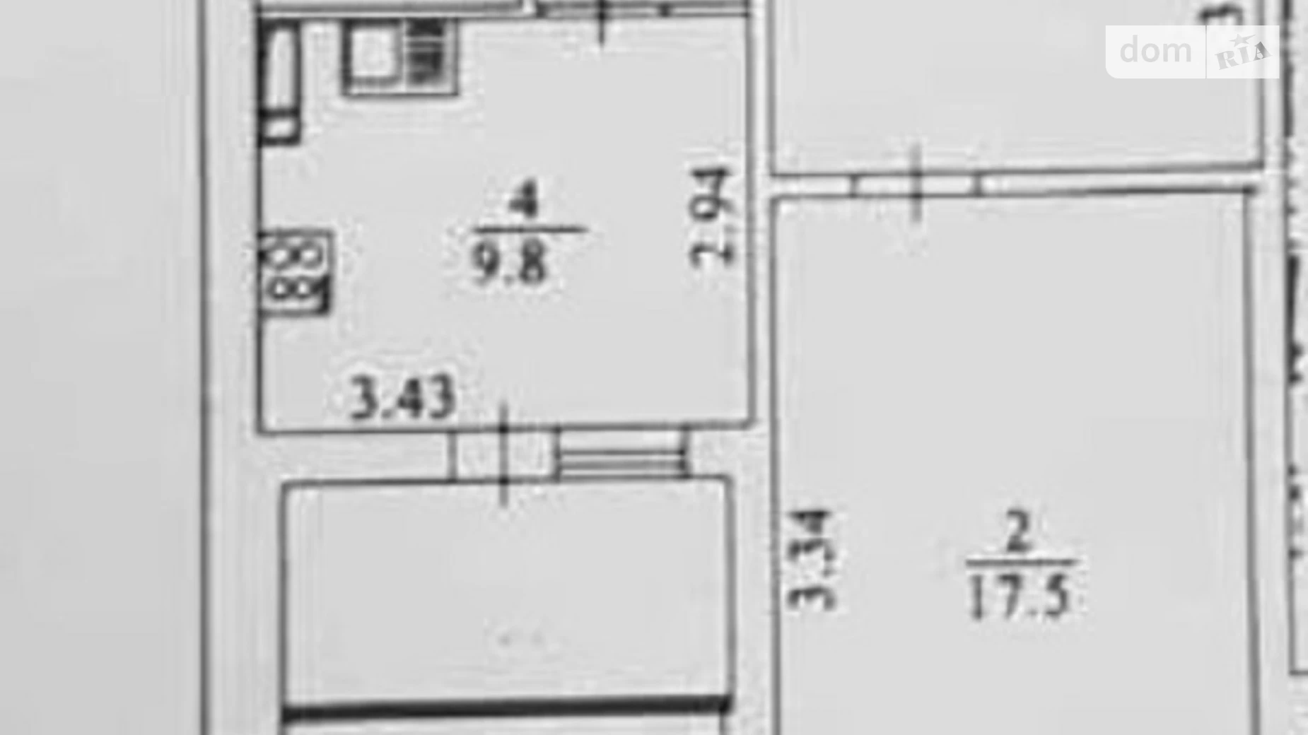 Продается 1-комнатная квартира 48 кв. м в Киеве, просп. Науки, 60