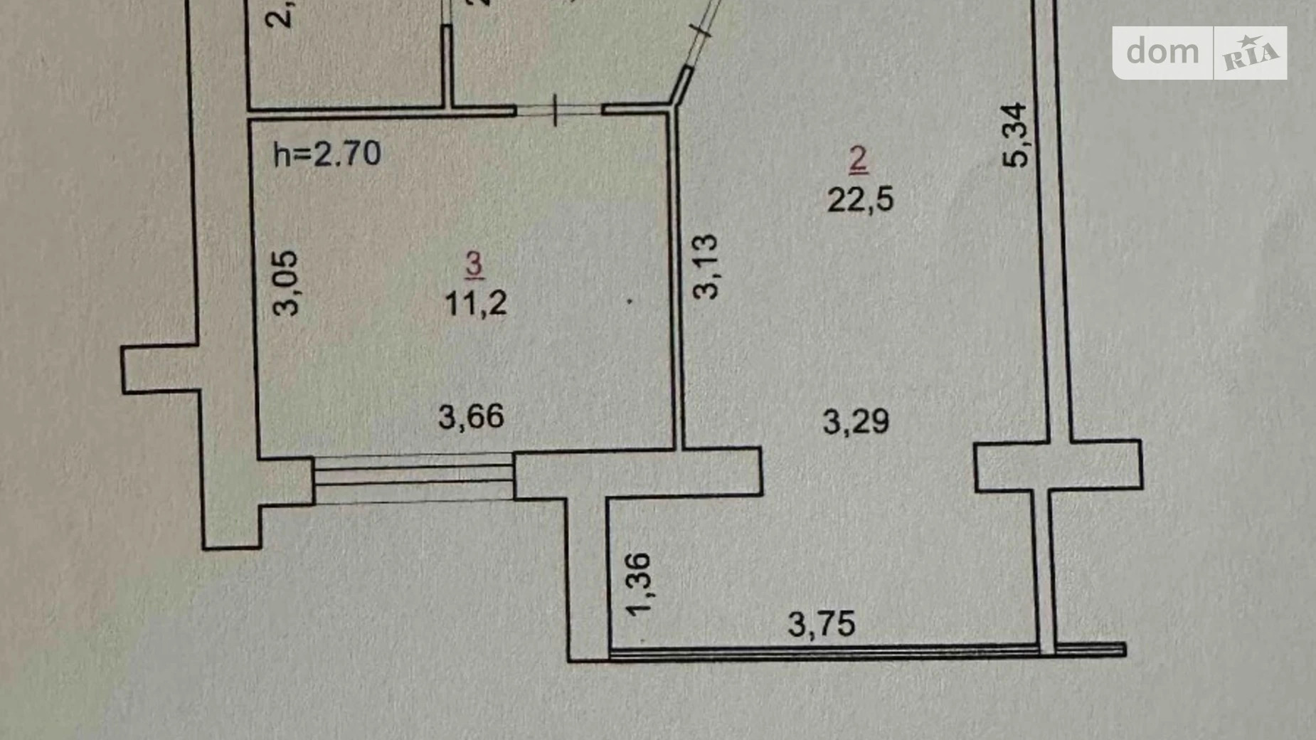 Продается 1-комнатная квартира 42 кв. м в Хмельницком, цена: 57000 $ - фото 4
