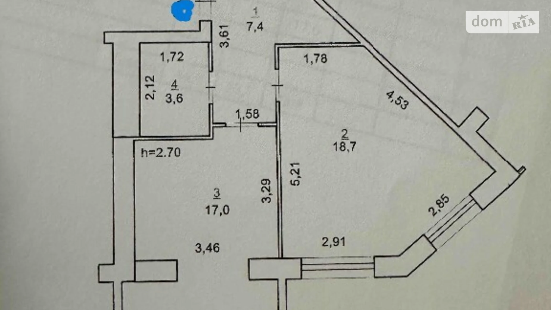 Продається 1-кімнатна квартира 47 кв. м у Хмельницькому, цена: 58800 $ - фото 3