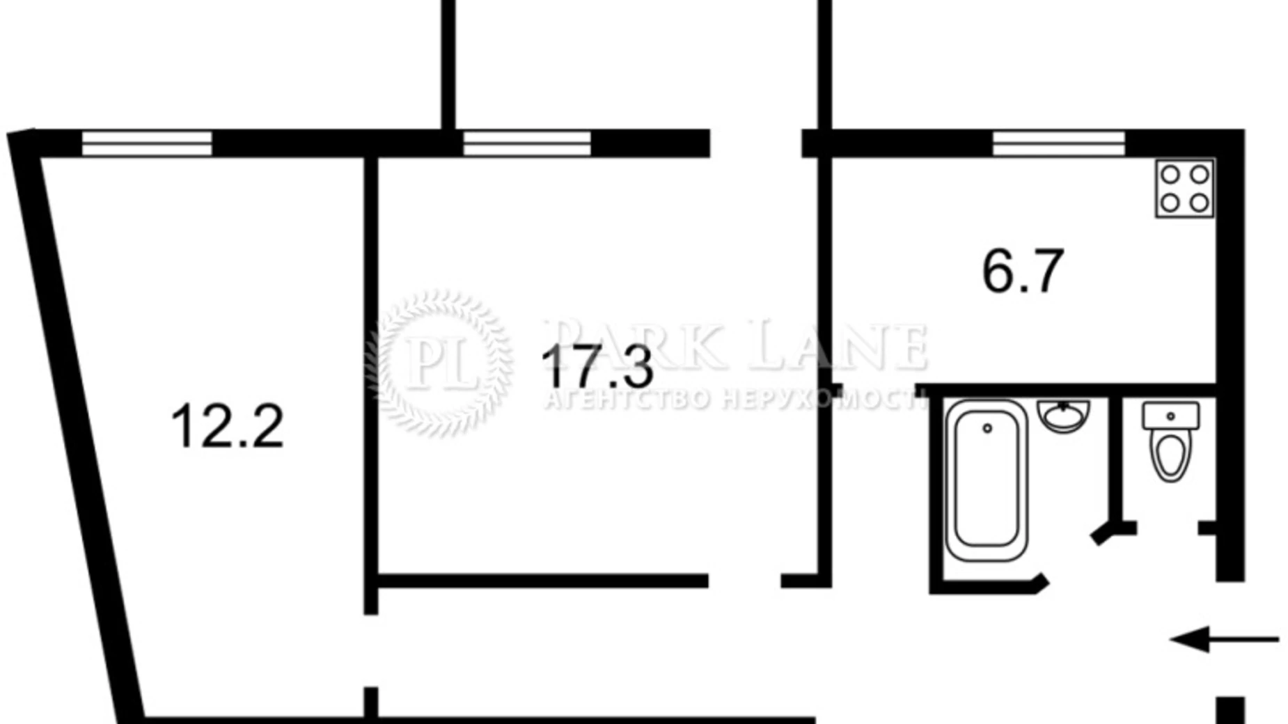 Продается 2-комнатная квартира 54 кв. м в Киеве, ул. Ярославская - фото 4