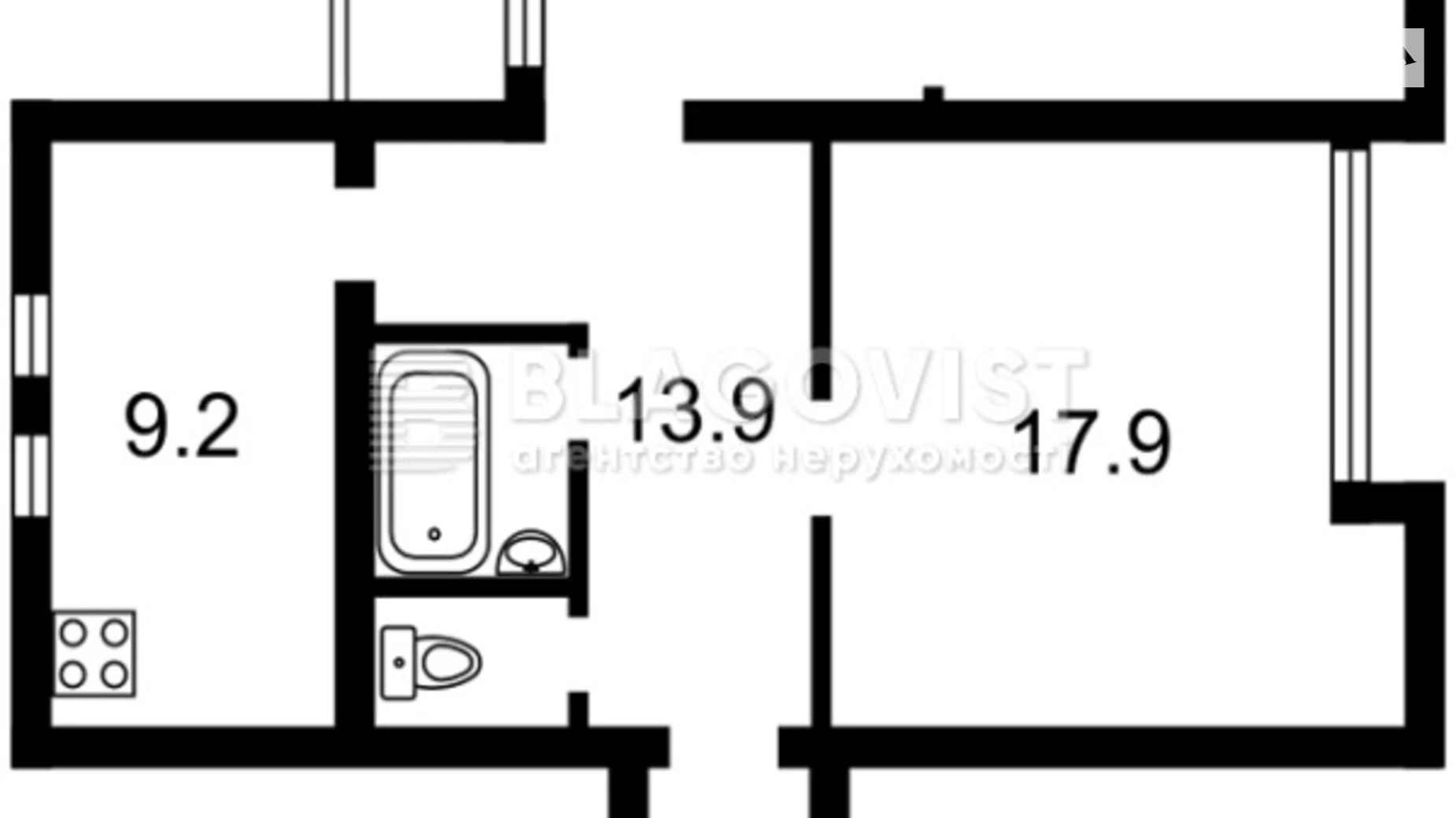 Продается 3-комнатная квартира 78.2 кв. м в Киеве, ул. Казимира Малевича, 37/41 - фото 2