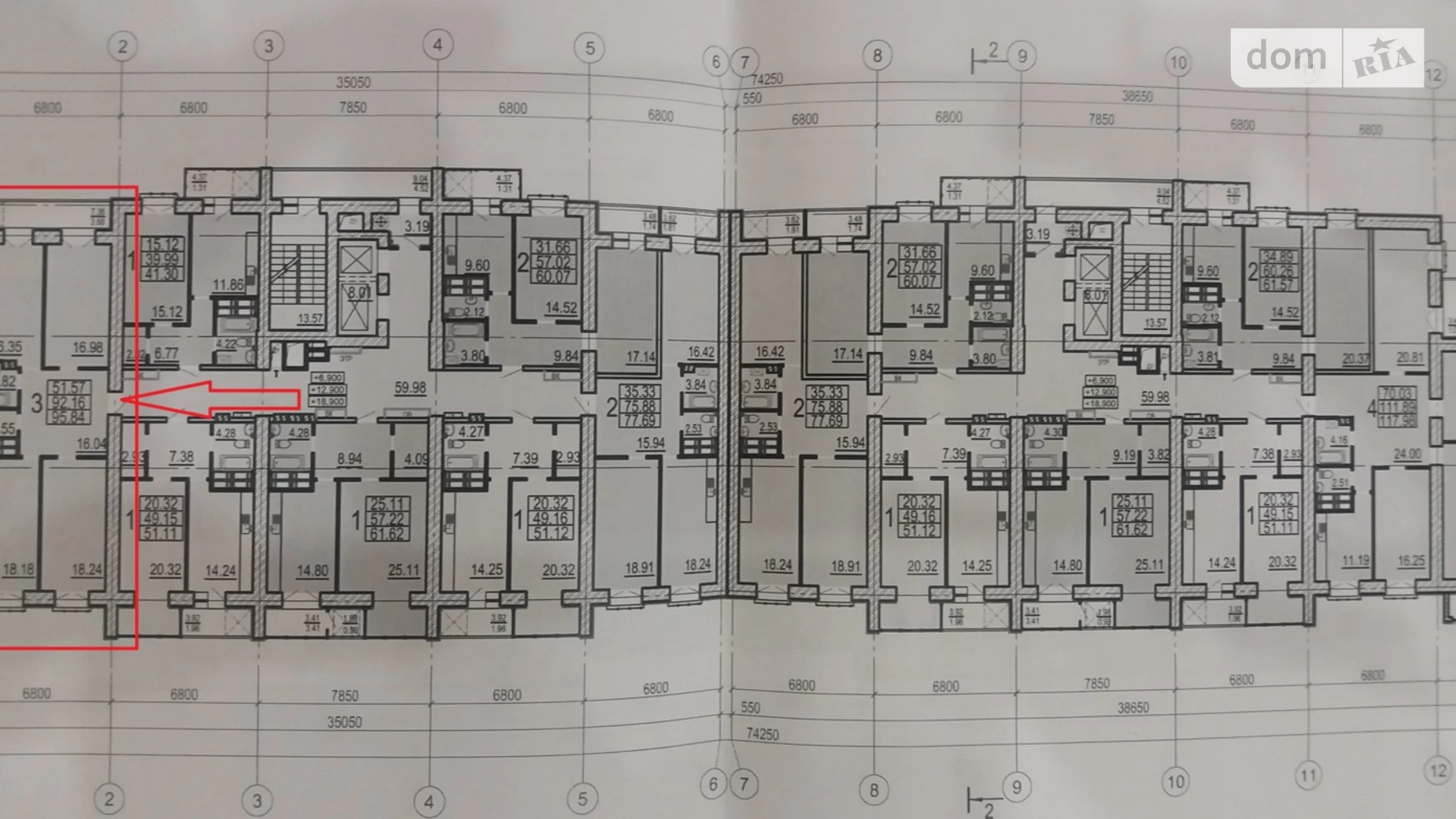 Продается 3-комнатная квартира 95.84 кв. м в, цена: 65000 $ - фото 2