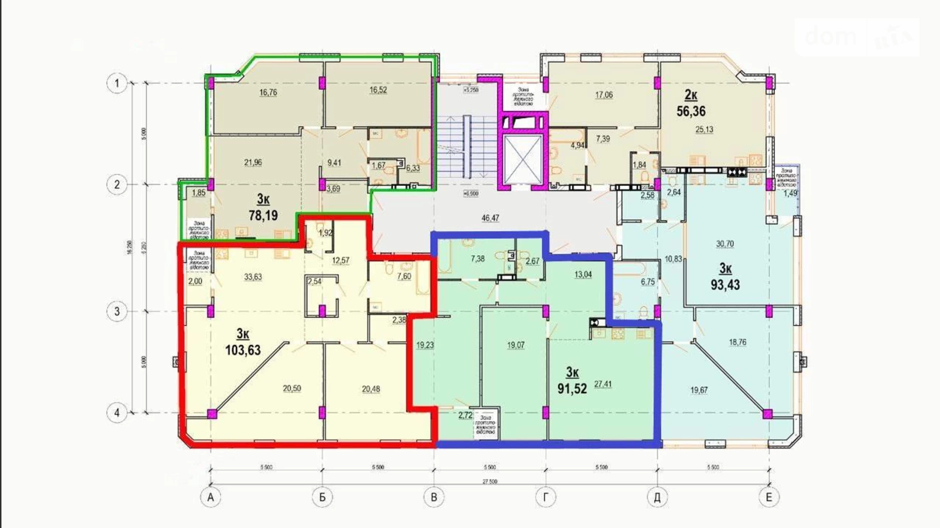 Продается 3-комнатная квартира 108 кв. м в Виннице, просп. Космонавтов, 76