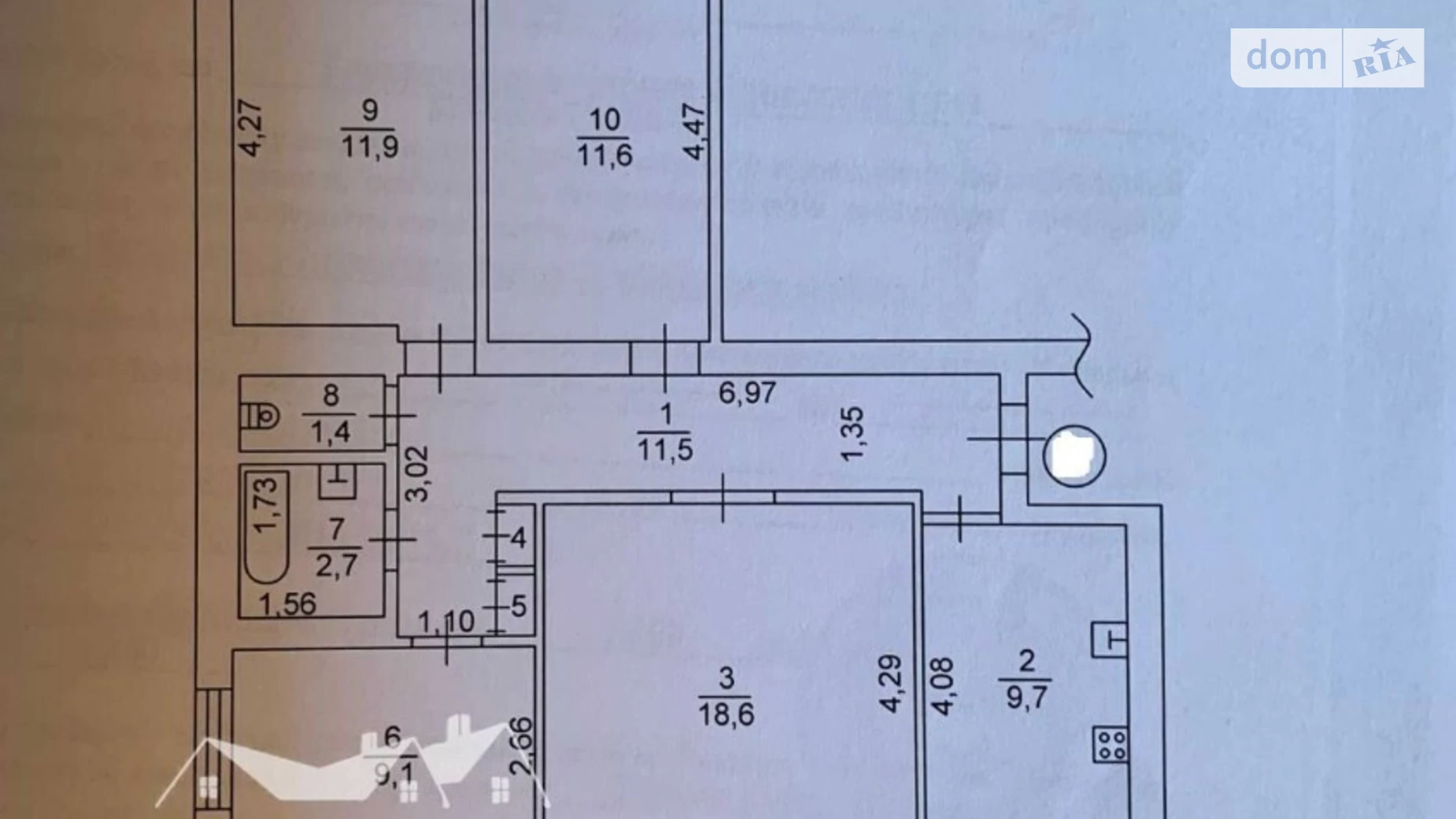 Продается 4-комнатная квартира 81 кв. м в Вышгороде, ул. Набережная, 6А