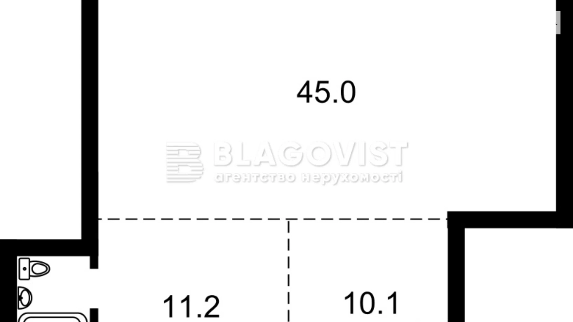 Продається 2-кімнатна квартира 71.5 кв. м у Києві, вул. Велика Житомирська, 16