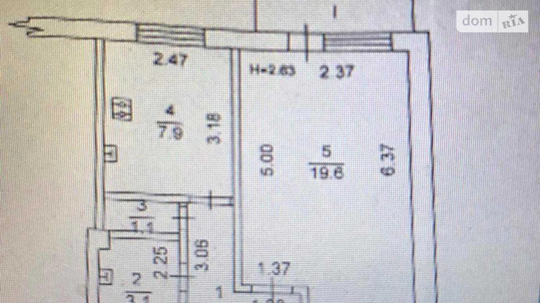 Продается 1-комнатная квартира 37 кв. м в Харькове, ул. Чернышевская, 85