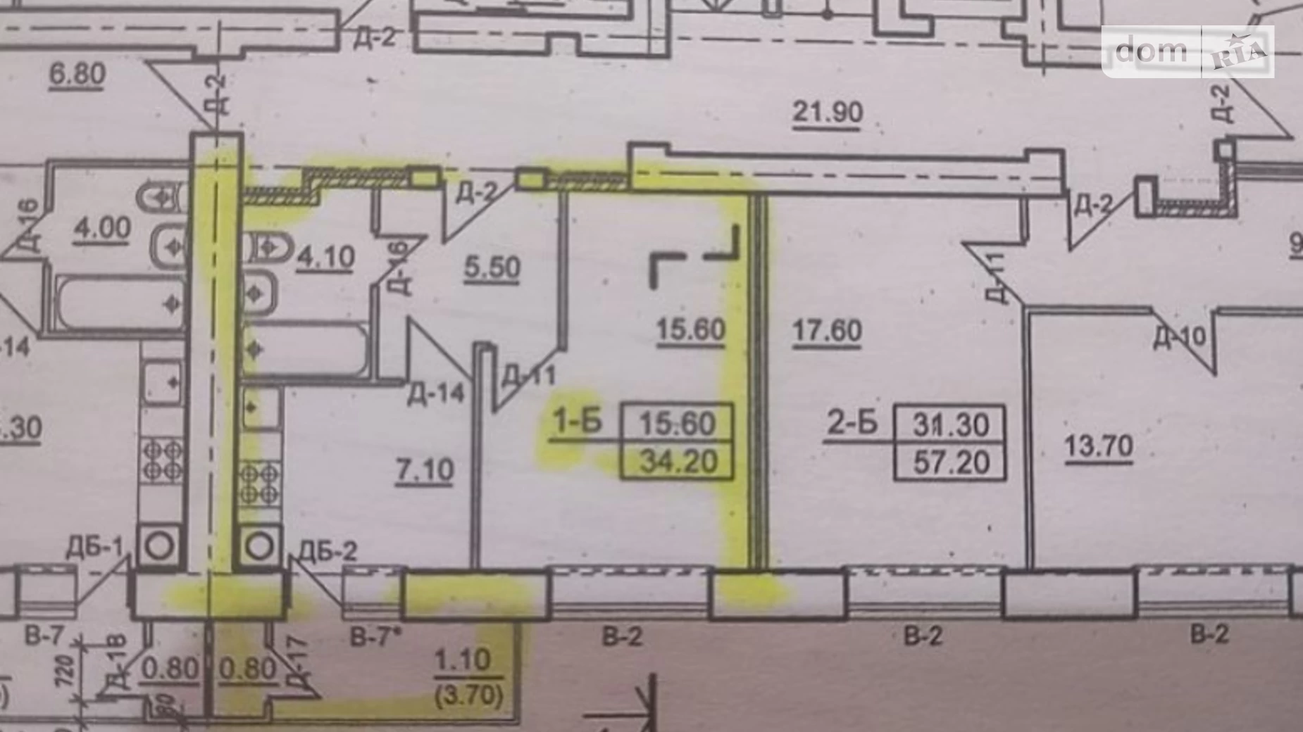 1-кімнатна квартира 35 кв. м у Тернополі, просп. Злуки, 25 корпус 1