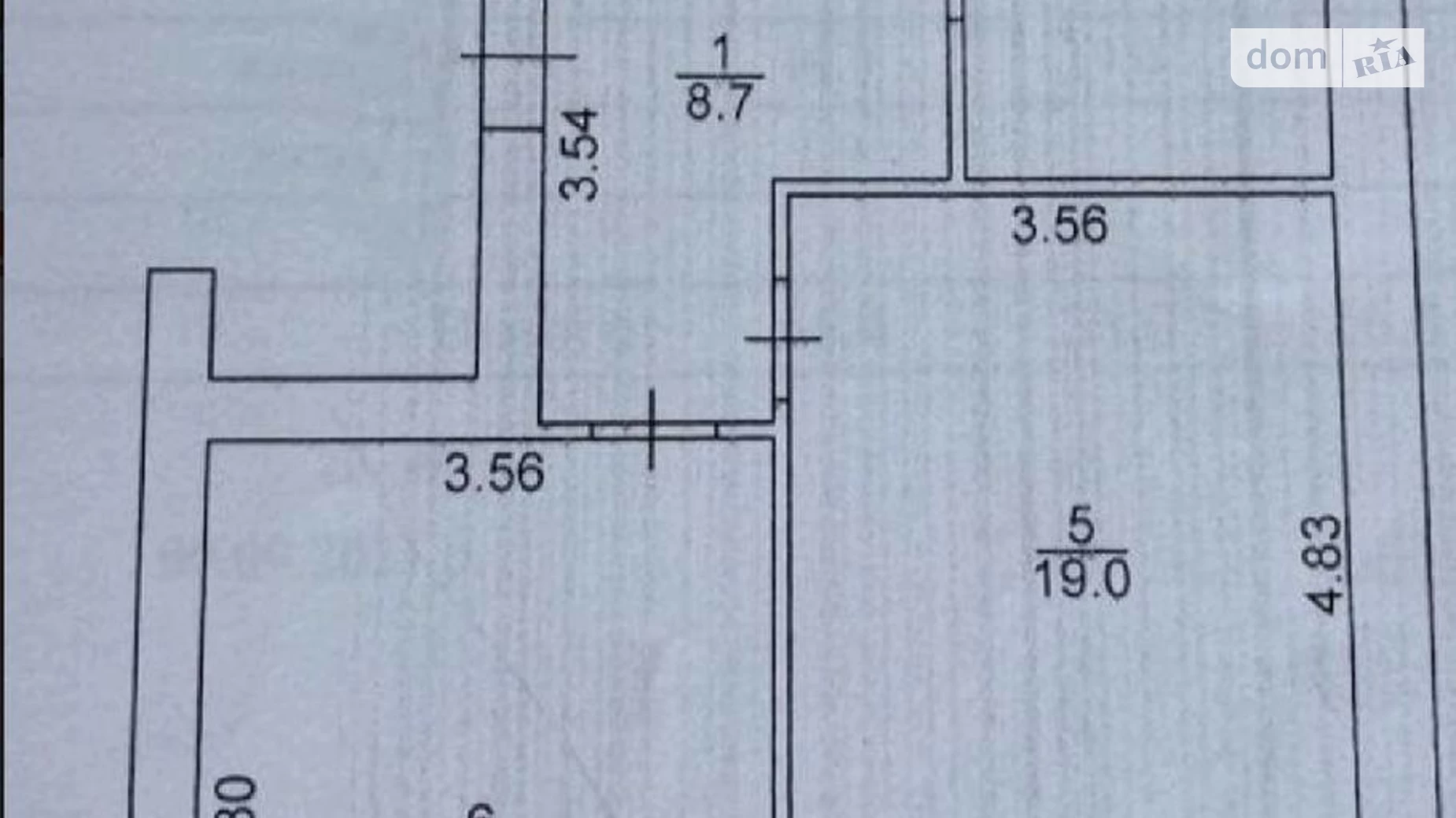 Продається 3-кімнатна квартира 64.5 кв. м у Гостомелі, вул. Богдана Хмельницького