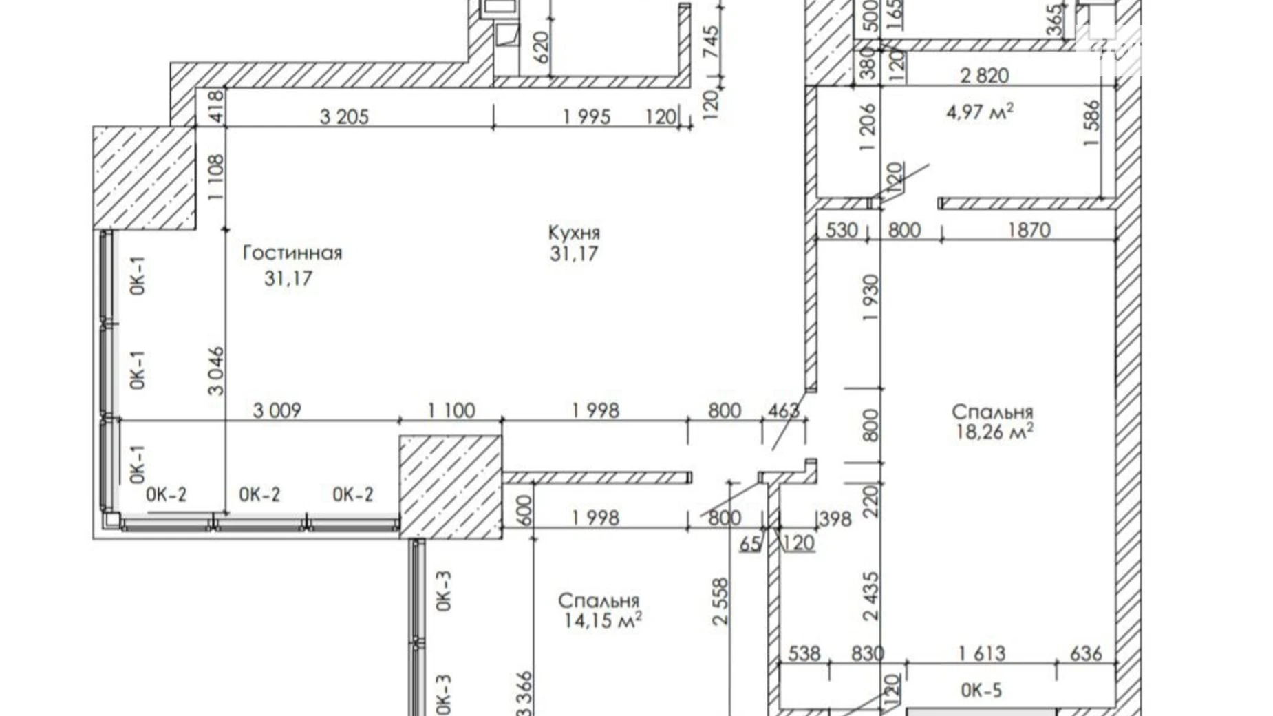 Продается 2-комнатная квартира 81 кв. м в Киеве, ул. Антоновича(Горького), 136-138