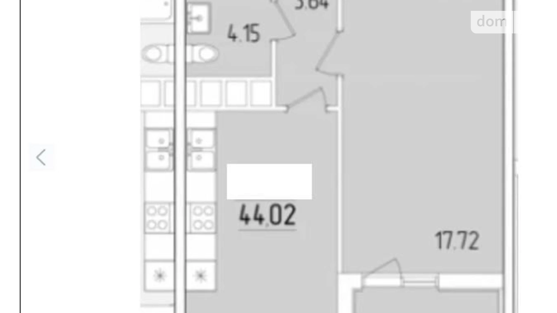 Продается 1-комнатная квартира 44 кв. м в Одессе, ул. Краснова, 3 - фото 2