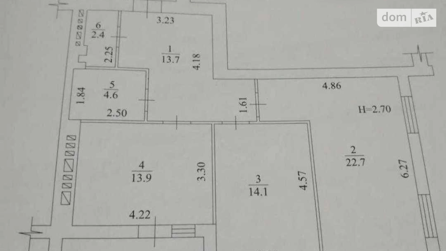 Продается 2-комнатная квартира 73 кв. м в Харькове, ул. Мира