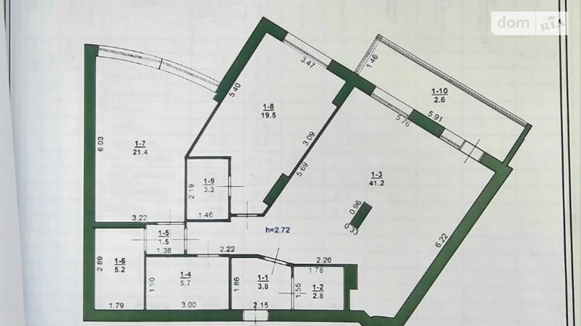 Продается 2-комнатная квартира 107 кв. м в Хмельницком, цена: 99000 $ - фото 2
