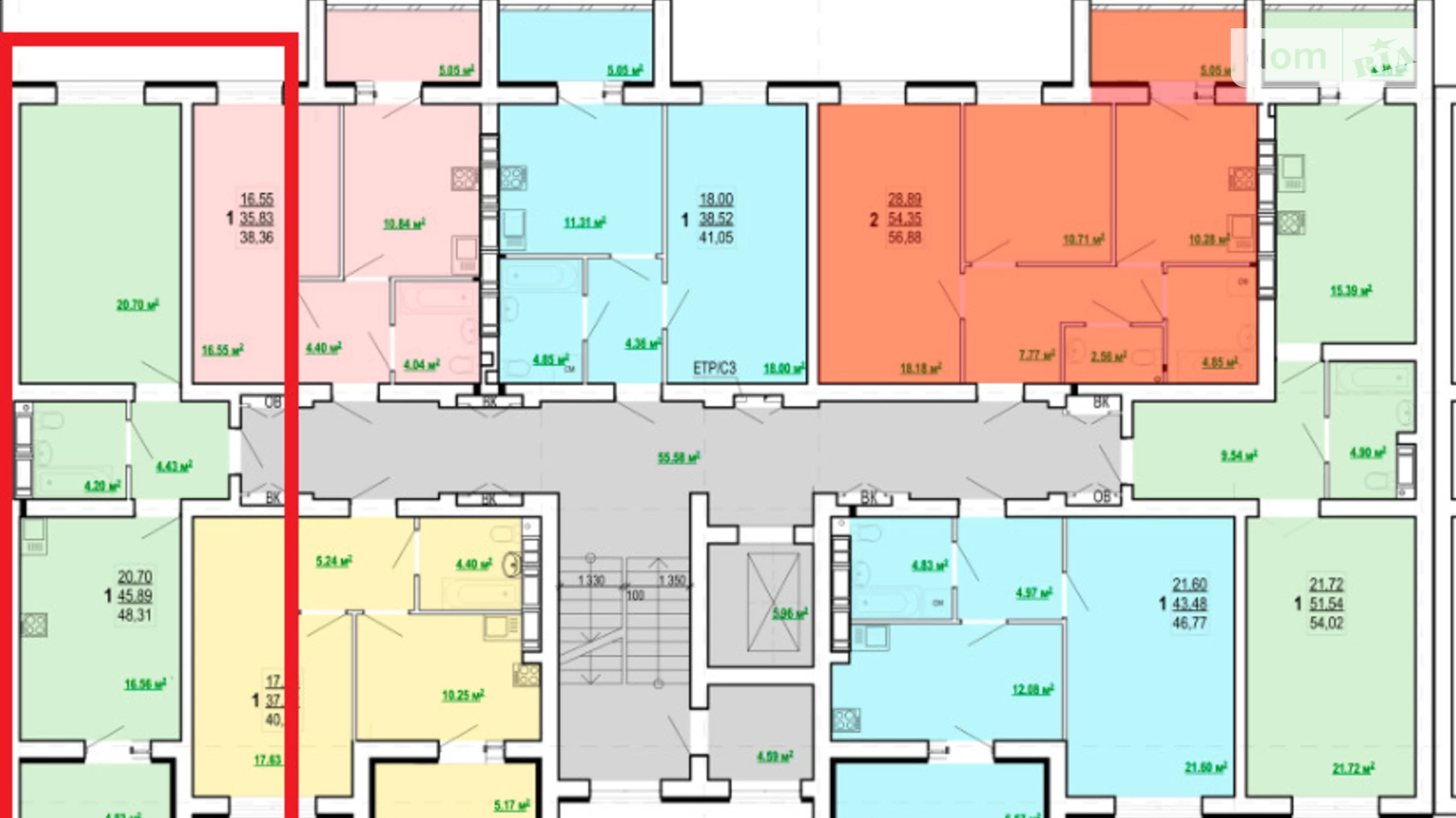 Продается 1-комнатная квартира 49 кв. м в Харькове, просп. Победы, 86А