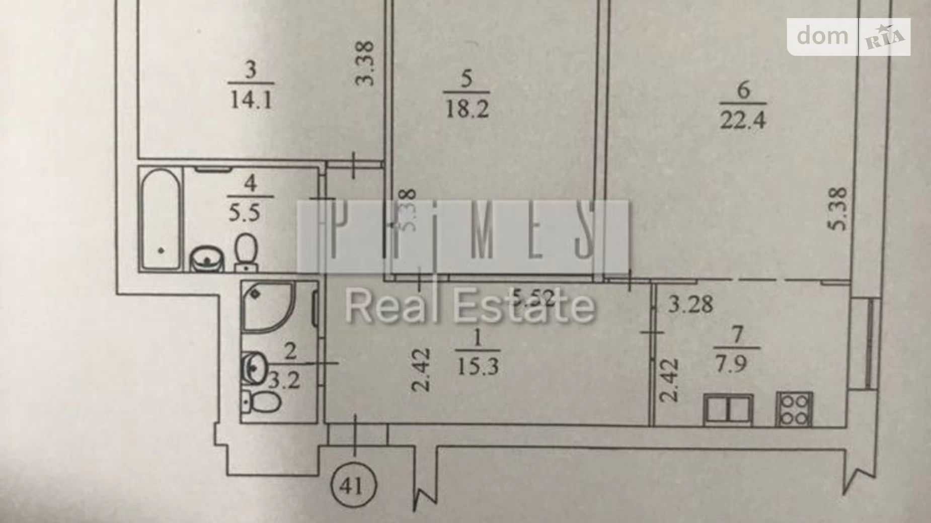 Продается 3-комнатная квартира 90 кв. м в Киеве, ул. Замковецкая, 12 - фото 3