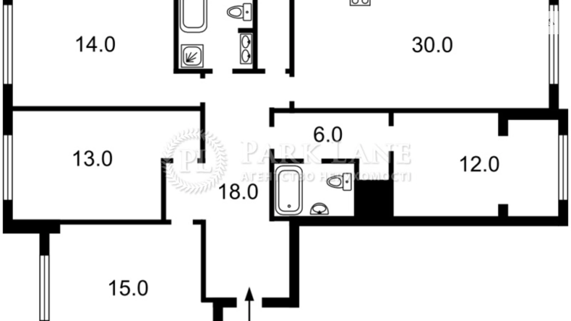 Продается 5-комнатная квартира 154 кв. м в Киеве, ул. Саперное Поле, 5 - фото 2