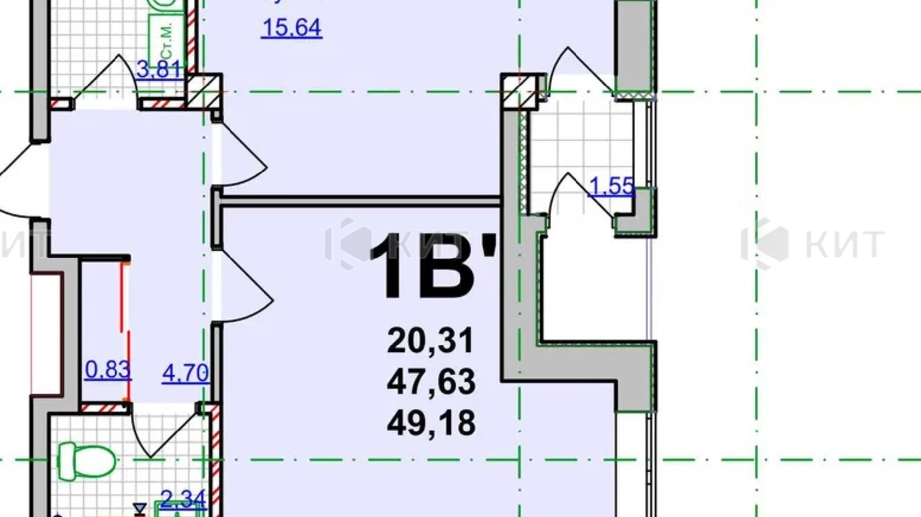 Продается 1-комнатная квартира 49 кв. м в Харькове, ул. Оренбургская, 9