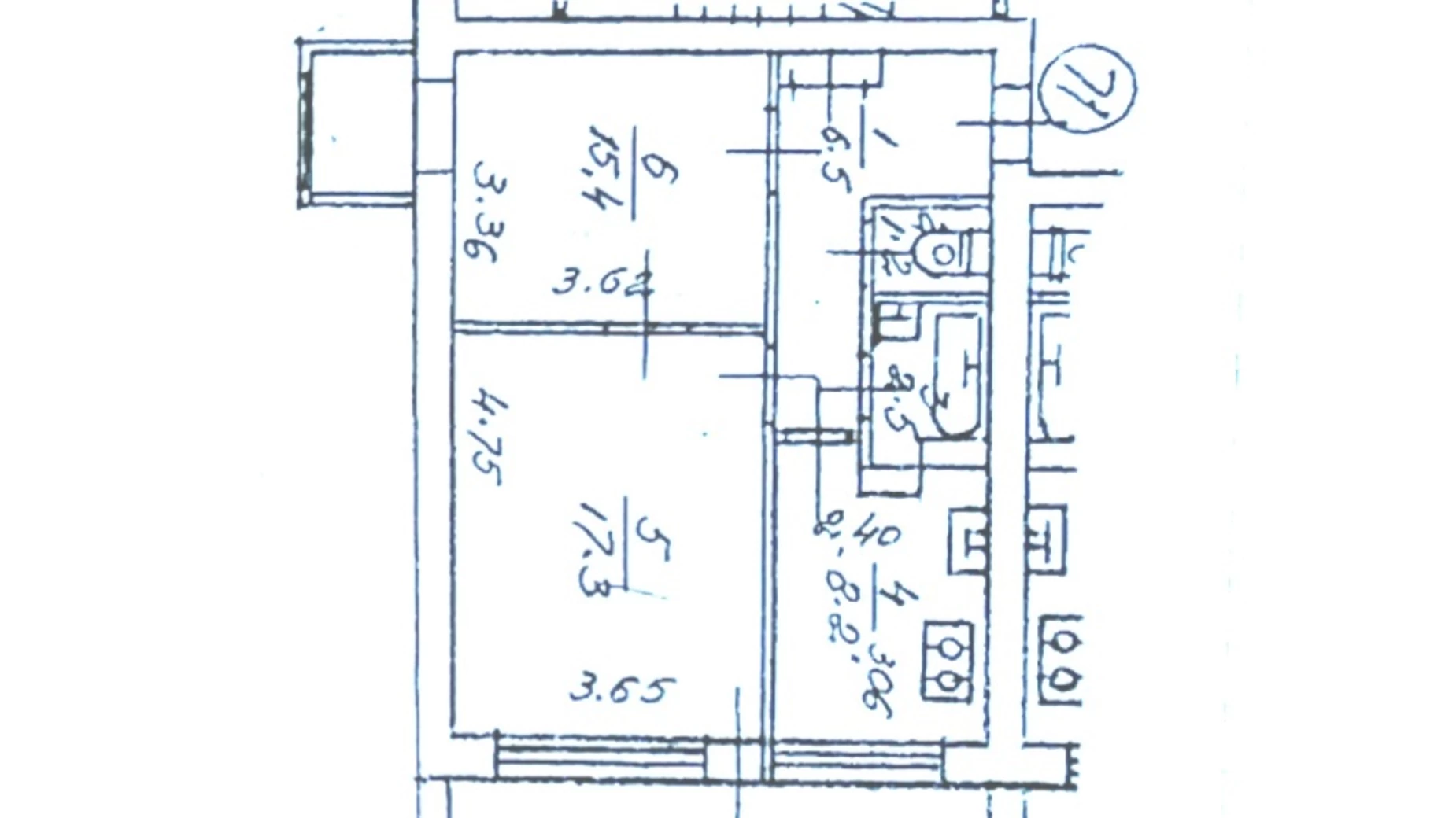 Продается 2-комнатная квартира 51 кв. м в Киеве, бул. Русановский, 1