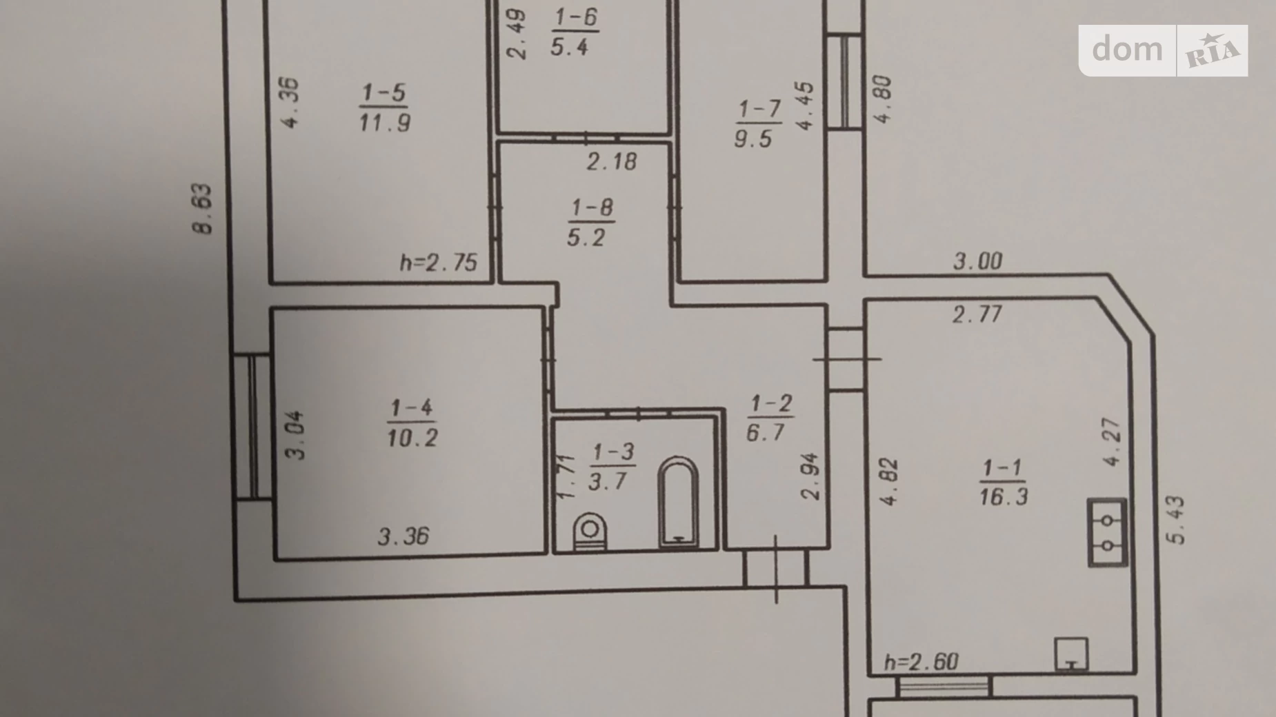 Продается одноэтажный дом 130 кв. м с камином, цена: 109900 $ - фото 3