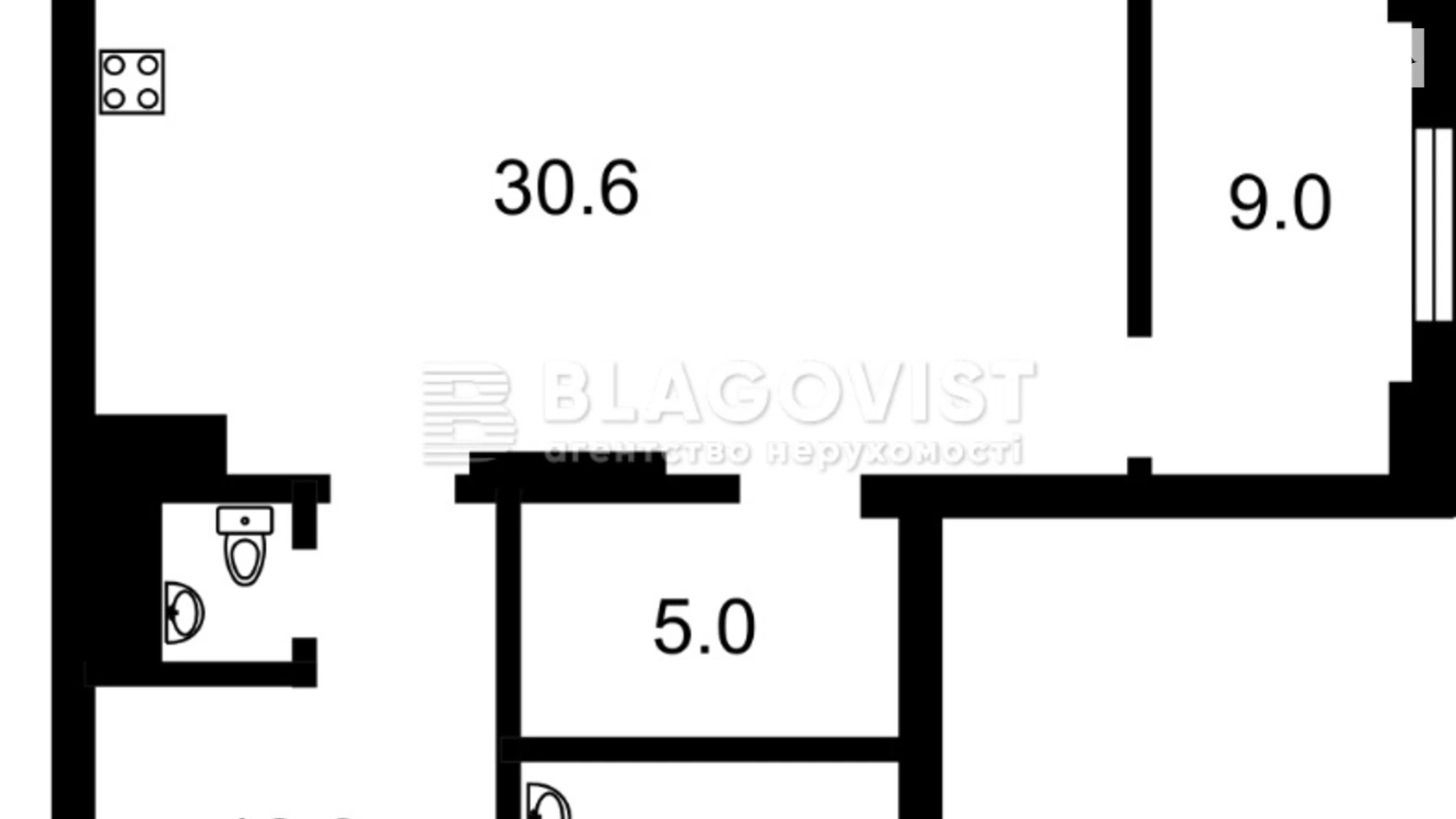 Продается 2-комнатная квартира 64 кв. м в Киеве, бул. Кольцова, 14К - фото 2