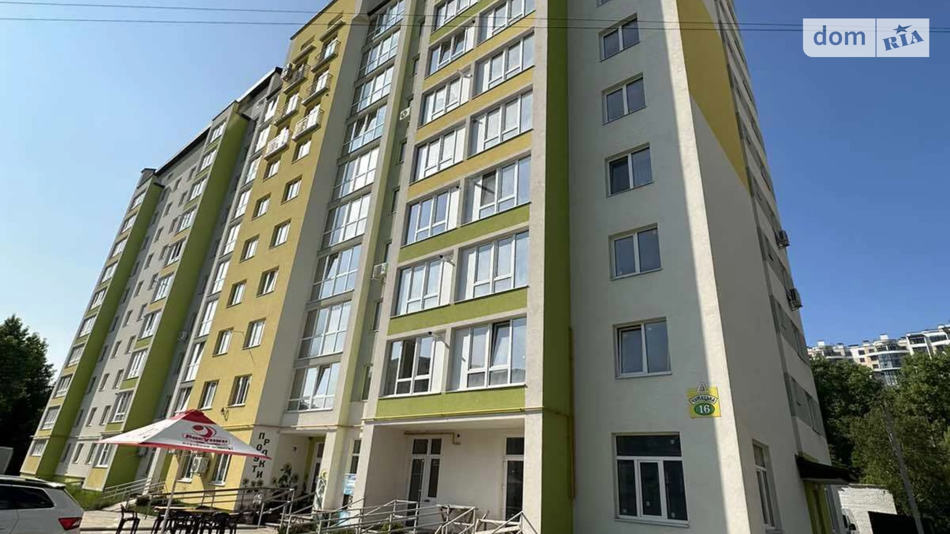 1-комнатная квартира 48.2 кв. м в Тернополе