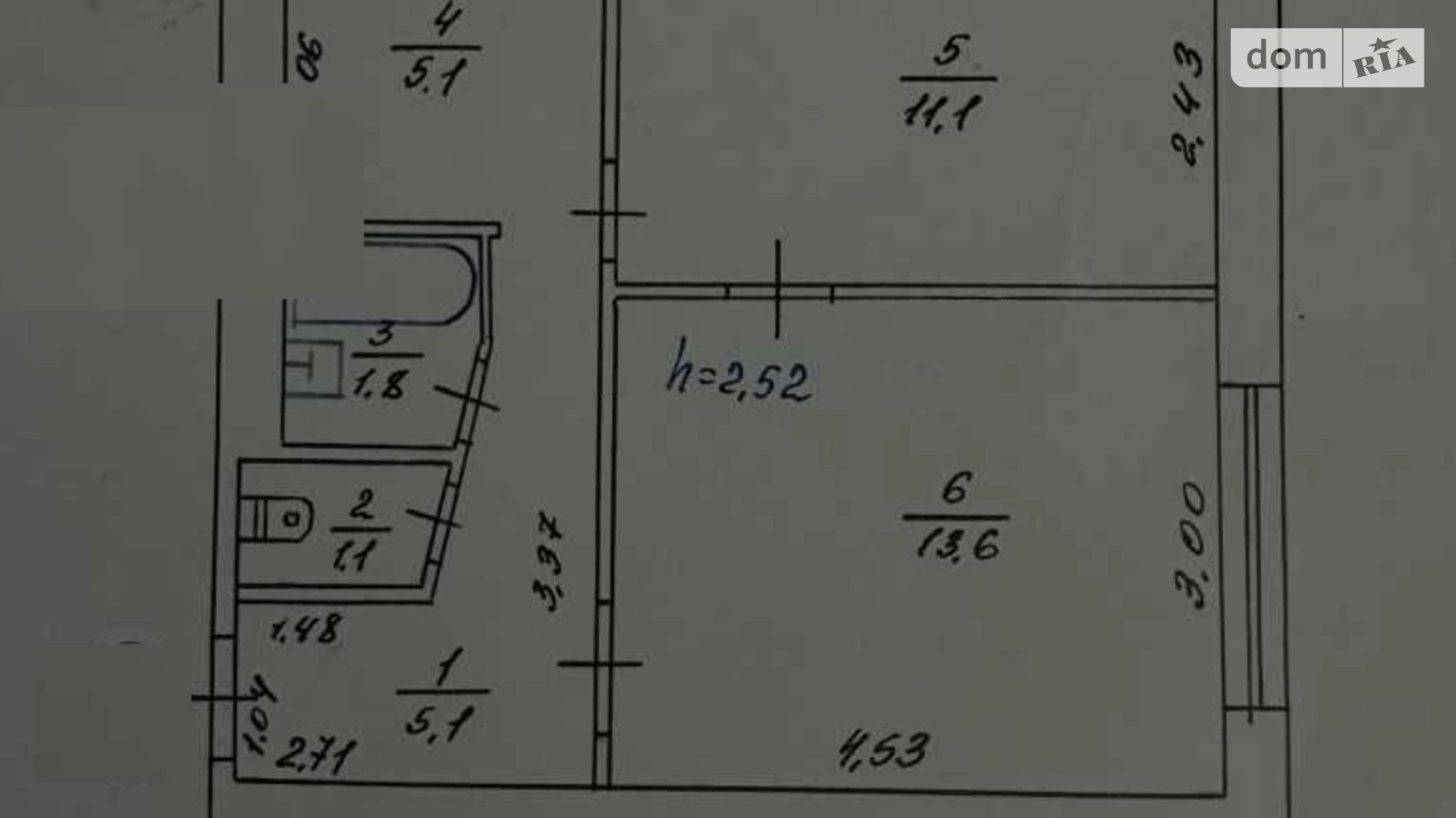 Продается 2-комнатная квартира 38.8 кв. м в Полтаве, ул. Ивана Нечуя-Левицкого(Нечуй-Левицкого)