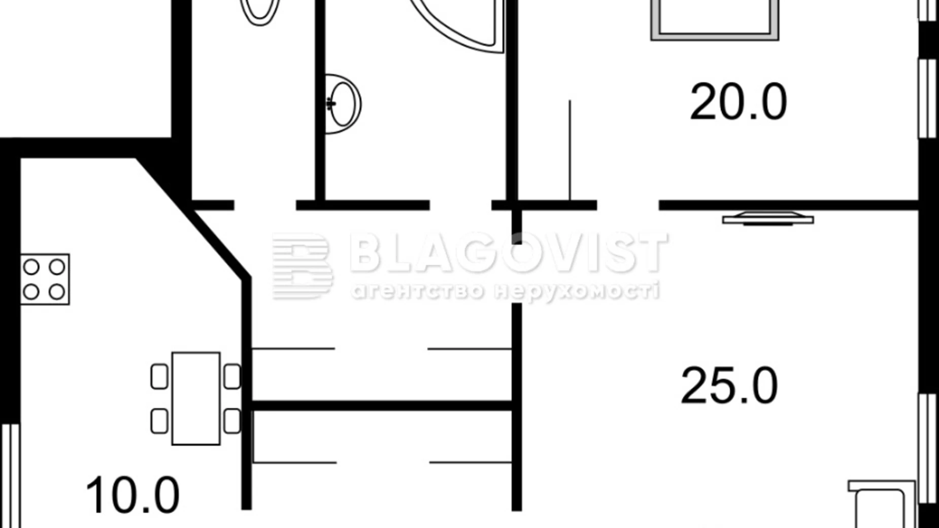 Продается 2-комнатная квартира 63 кв. м в Киеве, пл. Лукьяновская, 63