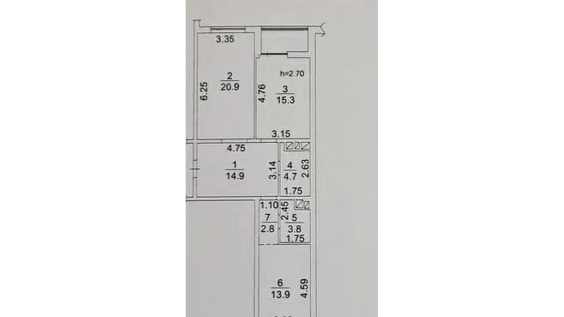 Продається 2-кімнатна квартира 83 кв. м у Одесі, вул. Івана Франка, 40 - фото 3